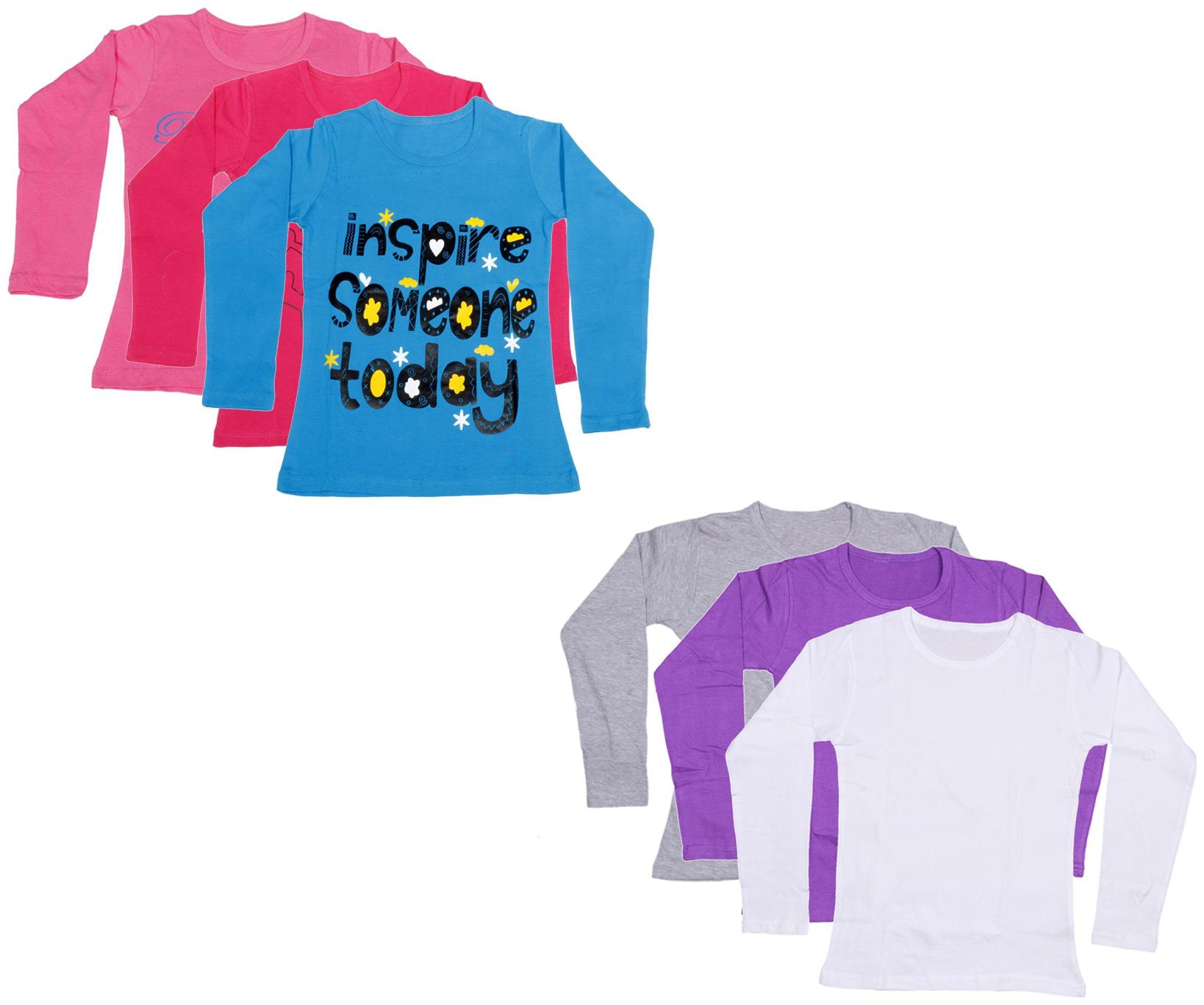 

Indiweaves Girl Cotton Printed T shirt - Multi