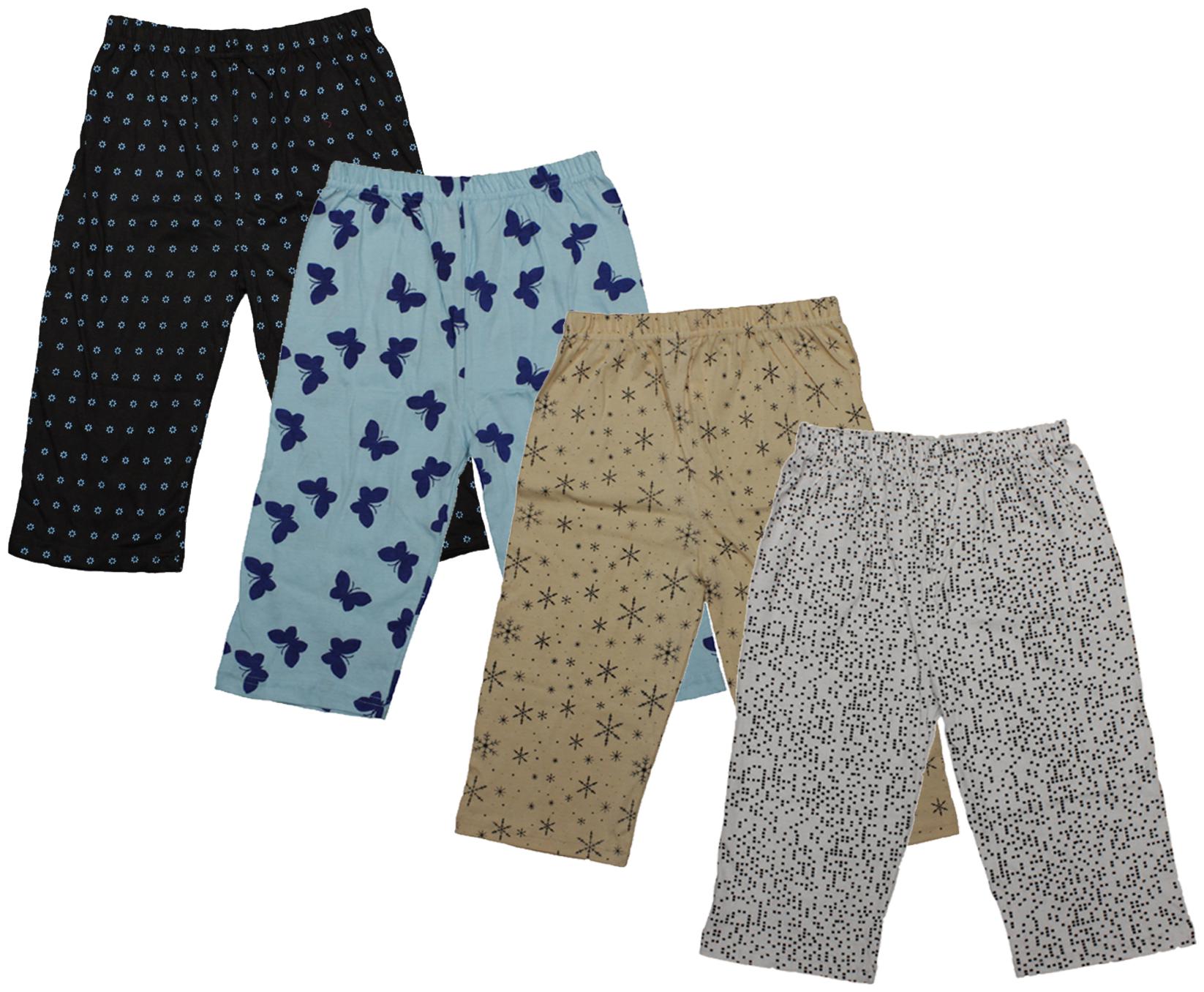 

Indiweaves Girl Cotton Printed Capri - Multi