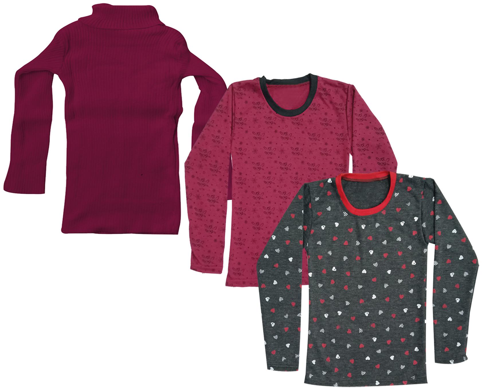 

Indiweaves Girl Wool Printed T shirt - Multi