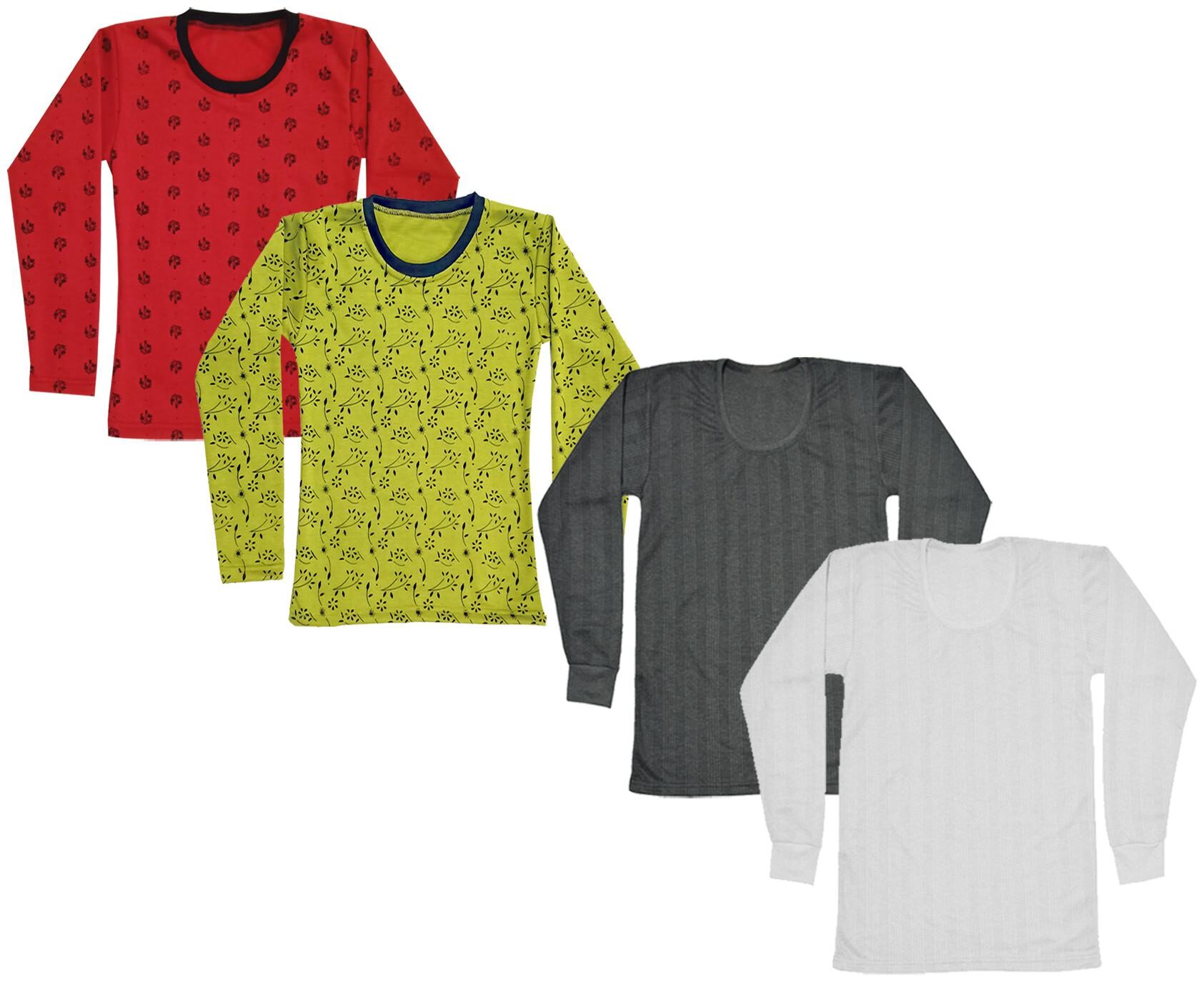 

Indiweaves Girl Wool Printed T shirt - Multi