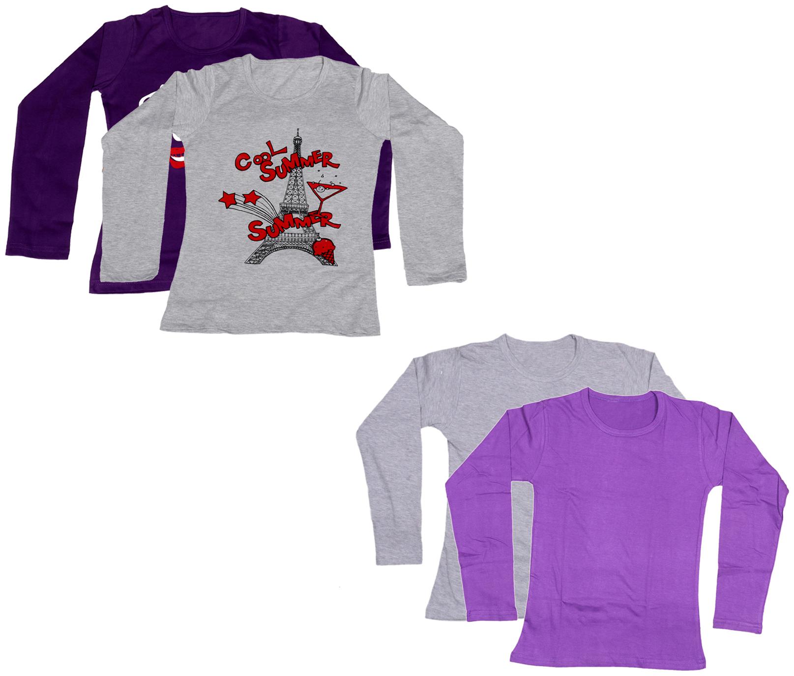 

Indiweaves Girl Cotton Printed T shirt - Multi