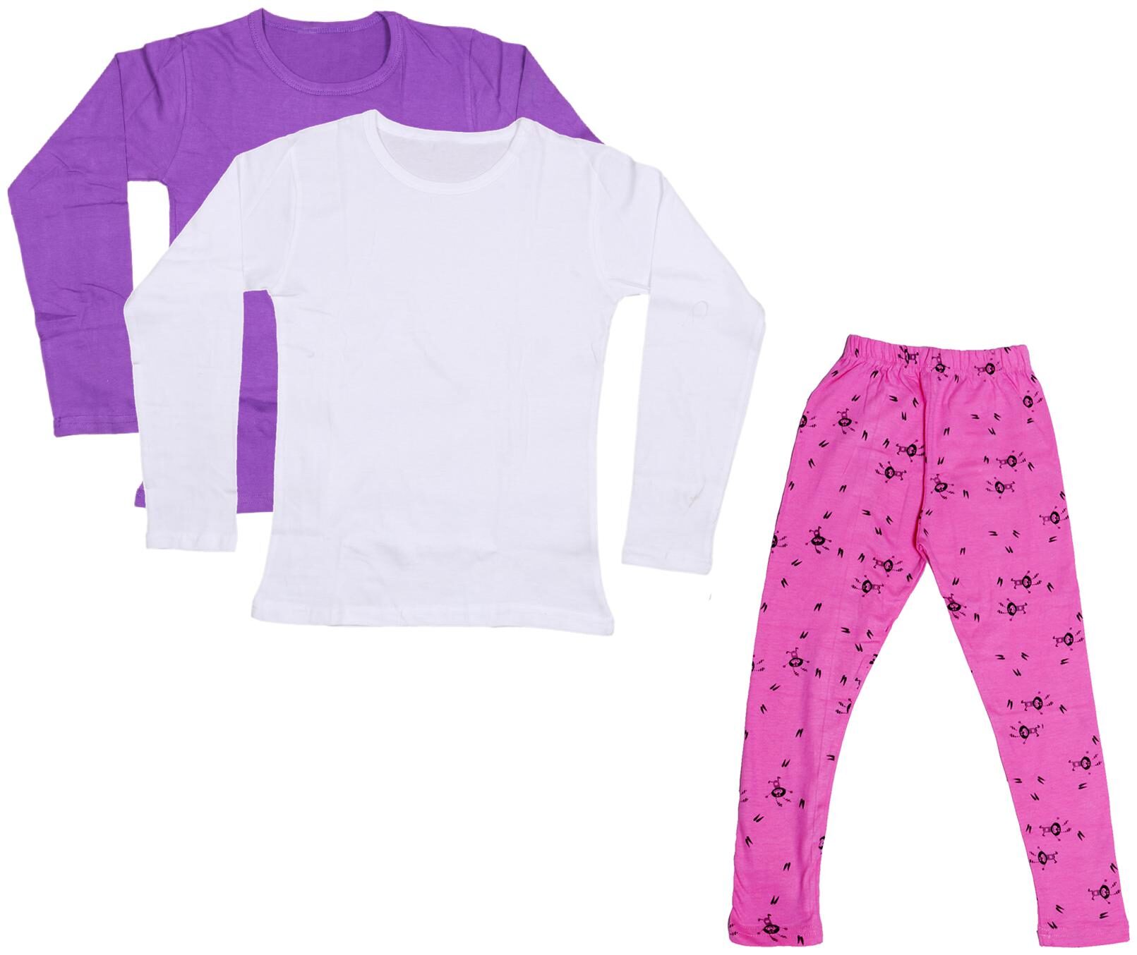 

Indiweaves Girl Cotton Solid T shirt - Multi