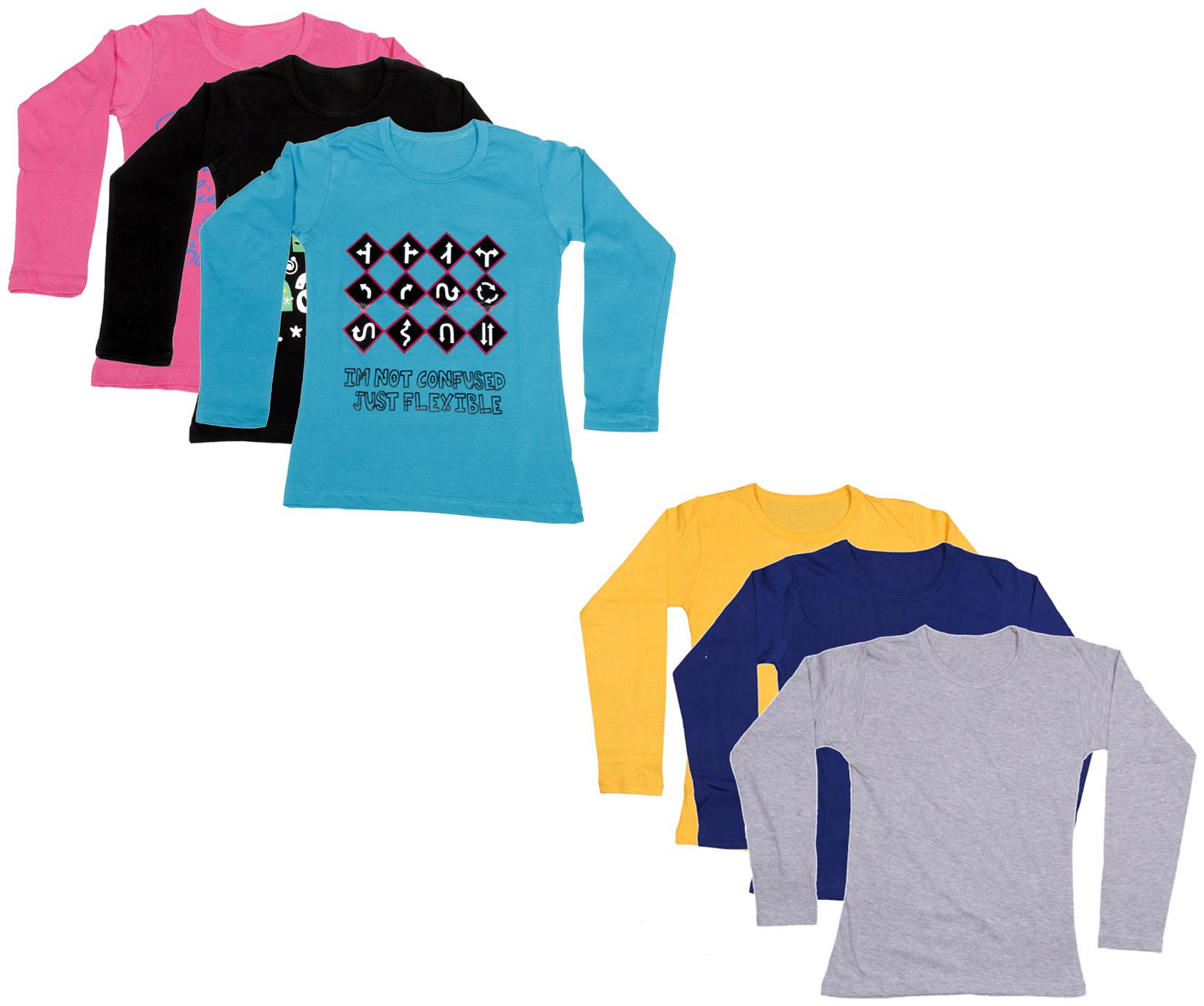 

Indiweaves Girl Cotton Printed T shirt - Multi