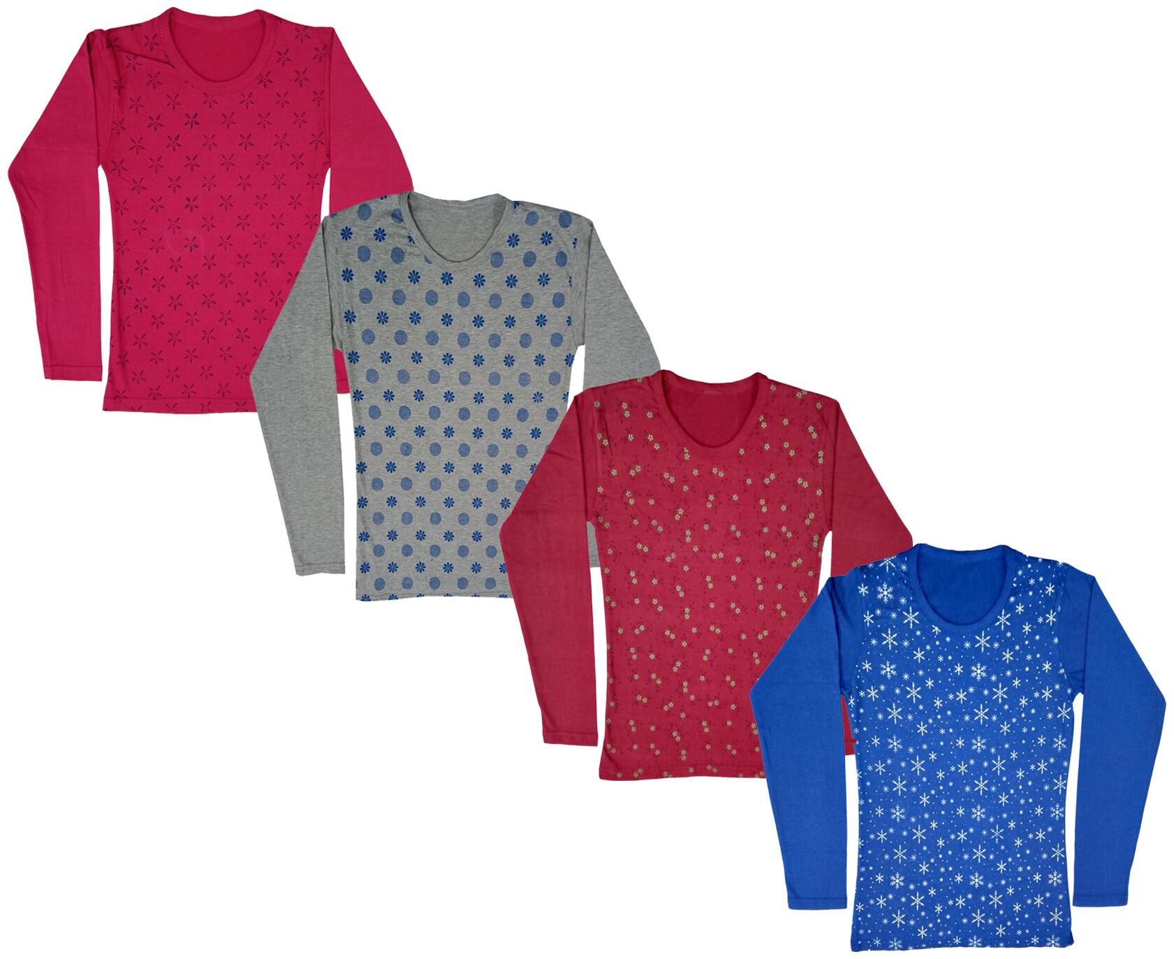 

Indiweaves Girl Cotton Printed T shirt - Multi