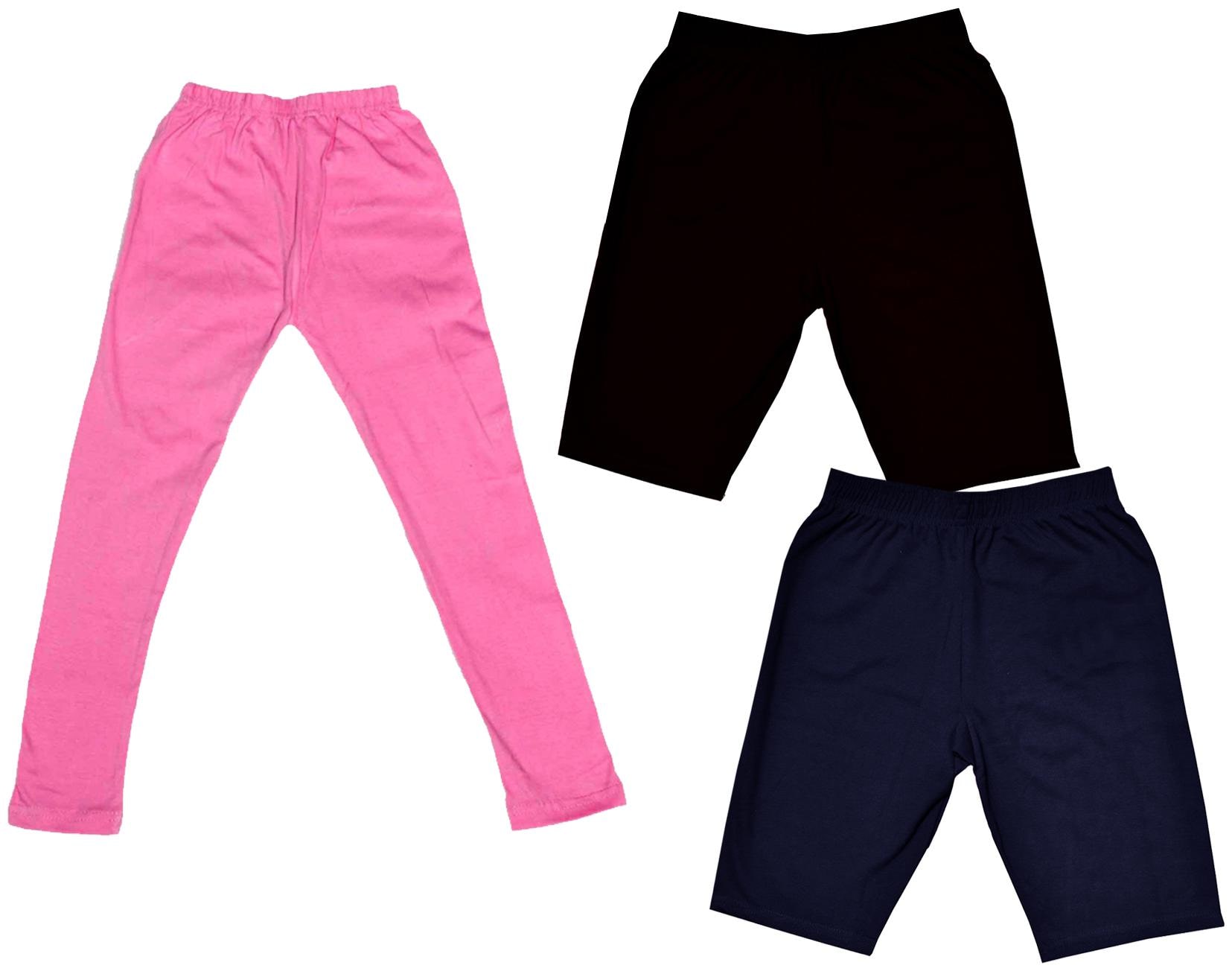 

Indiweaves Girl Cotton Solid Regular shorts - Multi