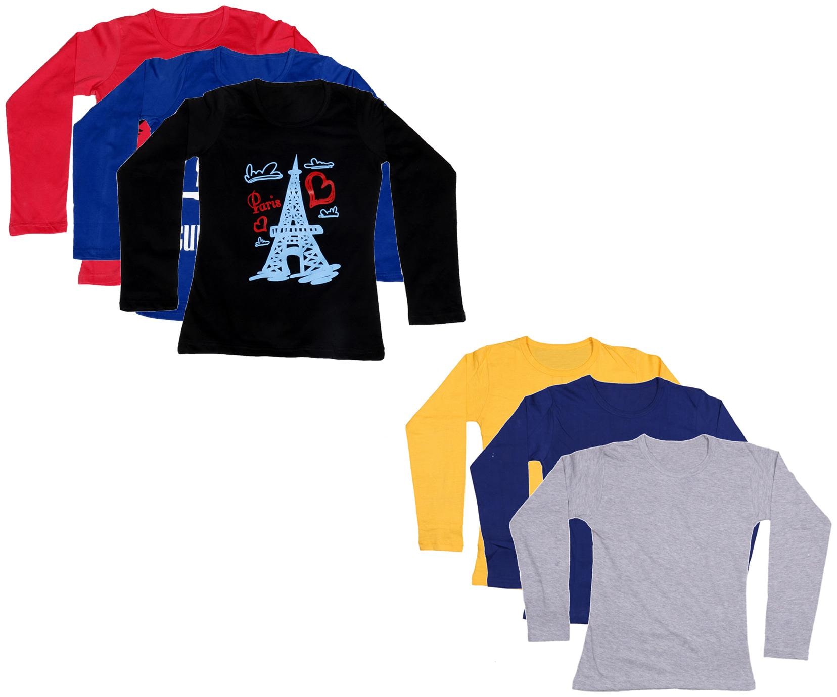 

Indiweaves Girl Cotton Printed T shirt - Multi
