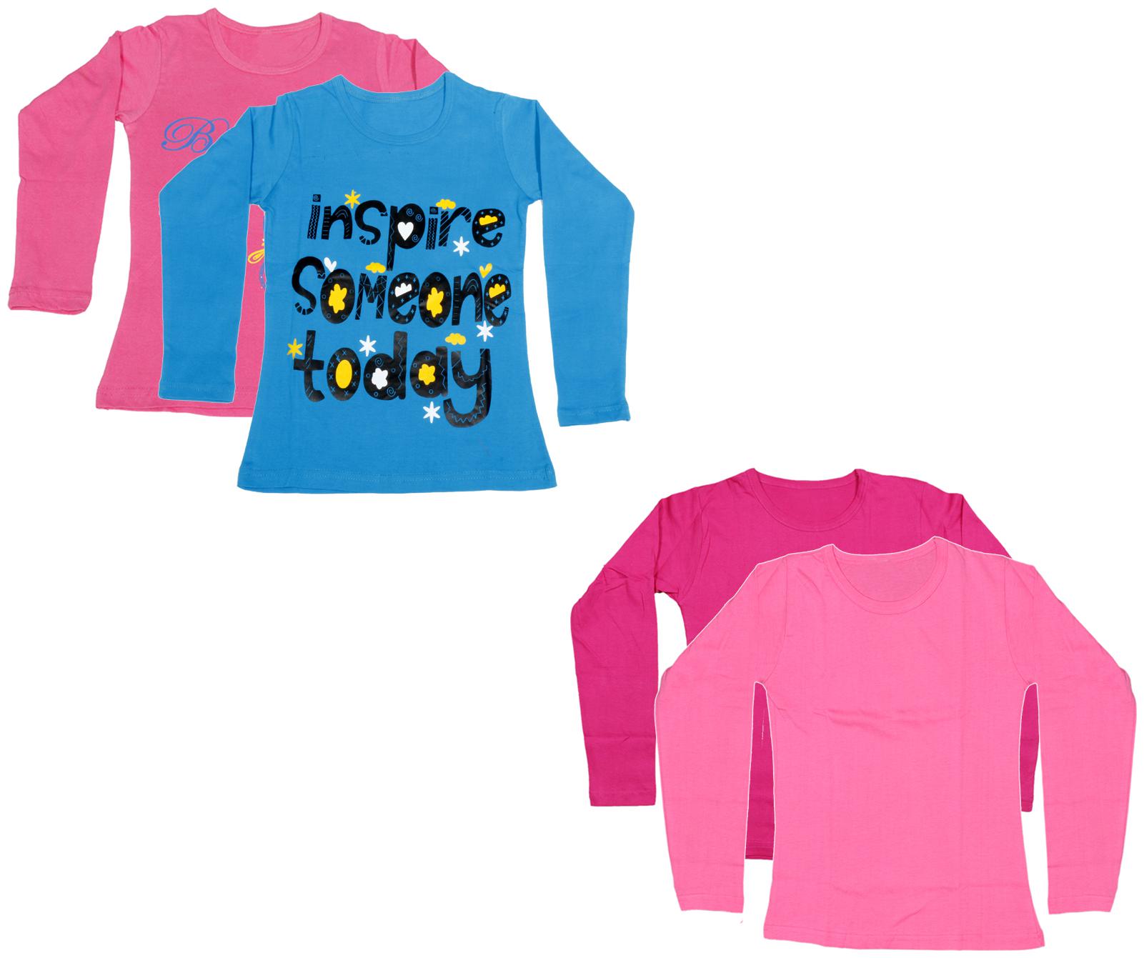 

Indiweaves Girl Cotton Printed T shirt - Multi