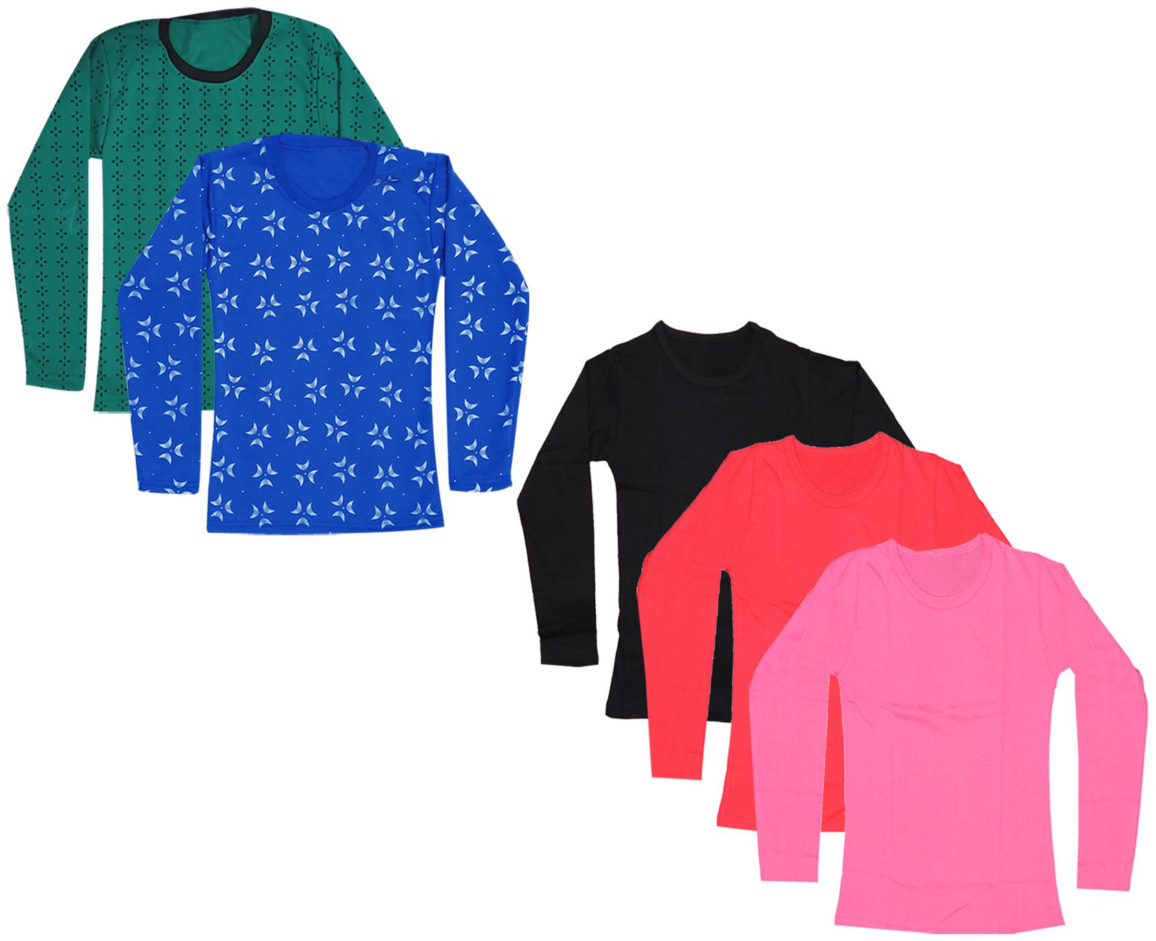

Indiweaves Girl Cotton Printed T shirt - Multi
