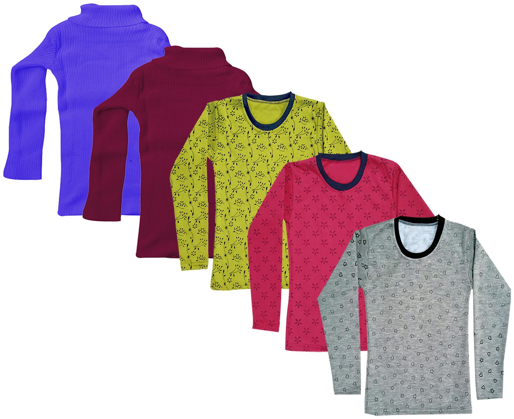 

Indiweaves Girl Wool Printed T shirt - Multi