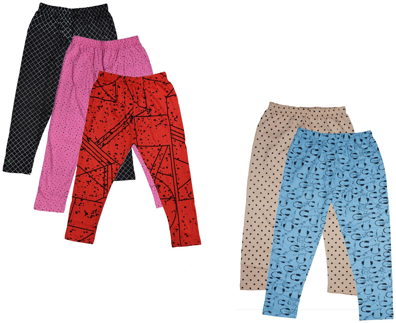 

Indiweaves Girl Cotton Printed Capri - Multi