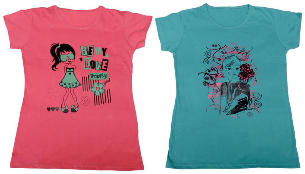

Indiweaves Girl Cotton Solid T shirt - Grey