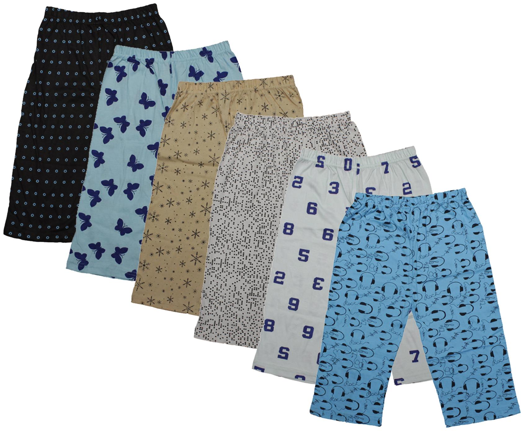 

Indiweaves Girl Cotton Printed Capri - Multi