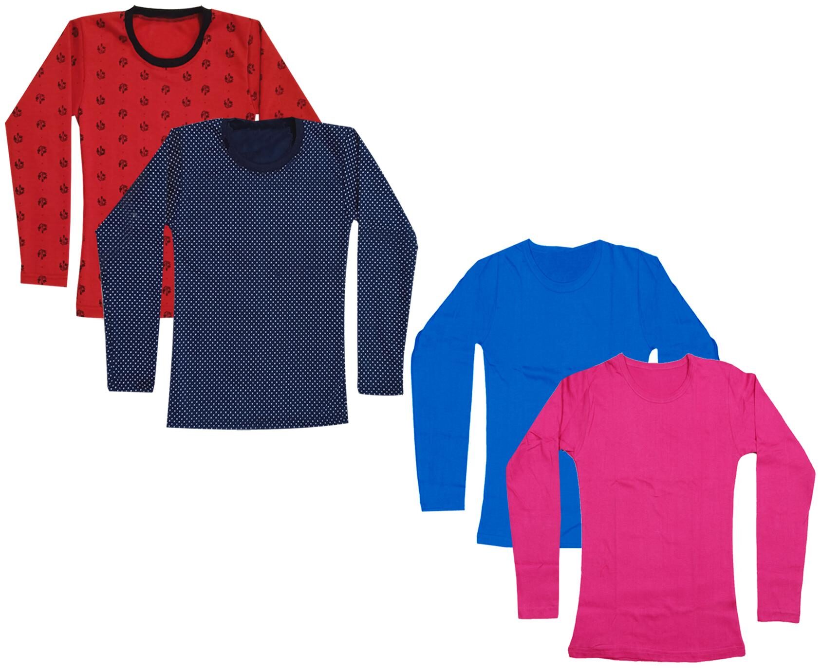 

Indiweaves Girl Cotton Printed T shirt - Multi