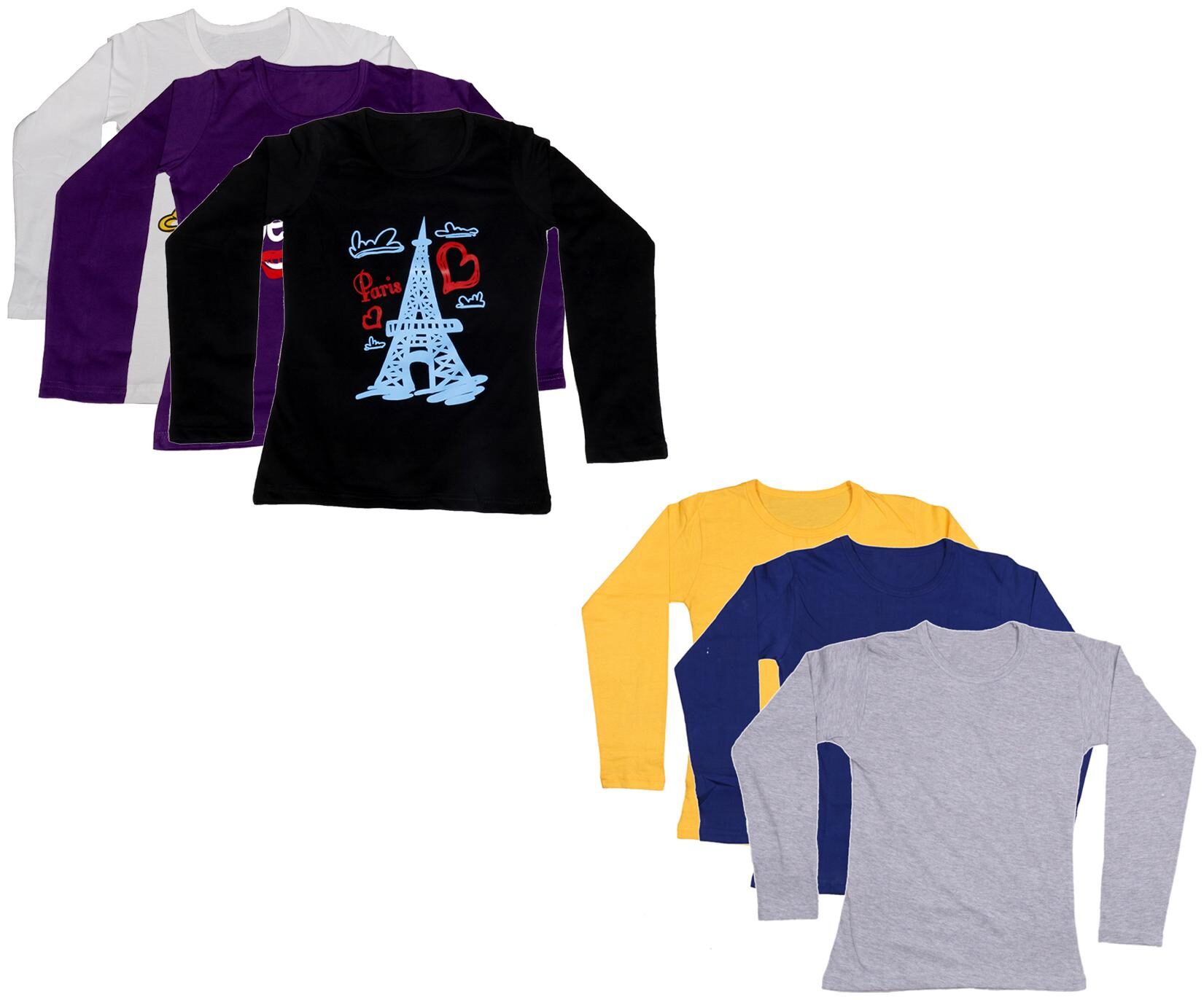 

Indiweaves Girl Cotton Printed T shirt - Multi