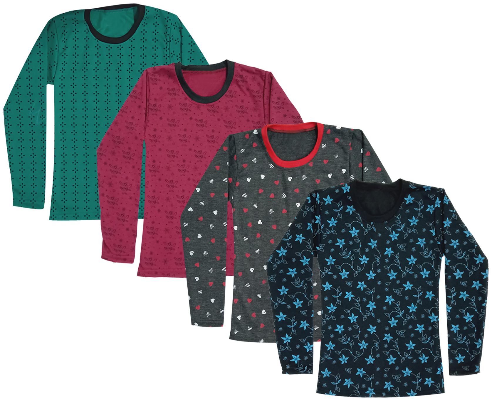 

Indiweaves Girl Wool Printed T shirt - Multi