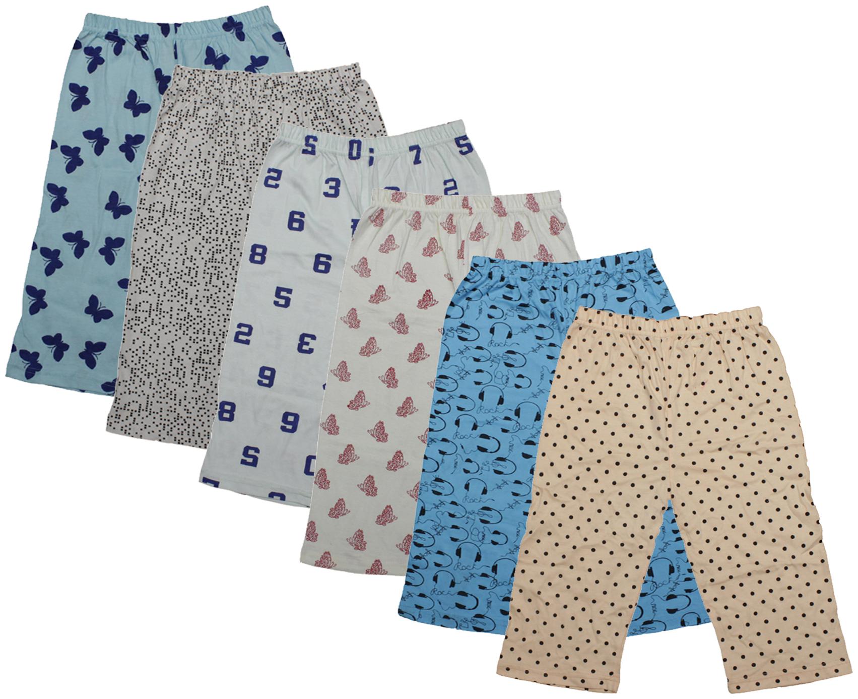 

Indiweaves Girl Cotton Printed Capri - Multi