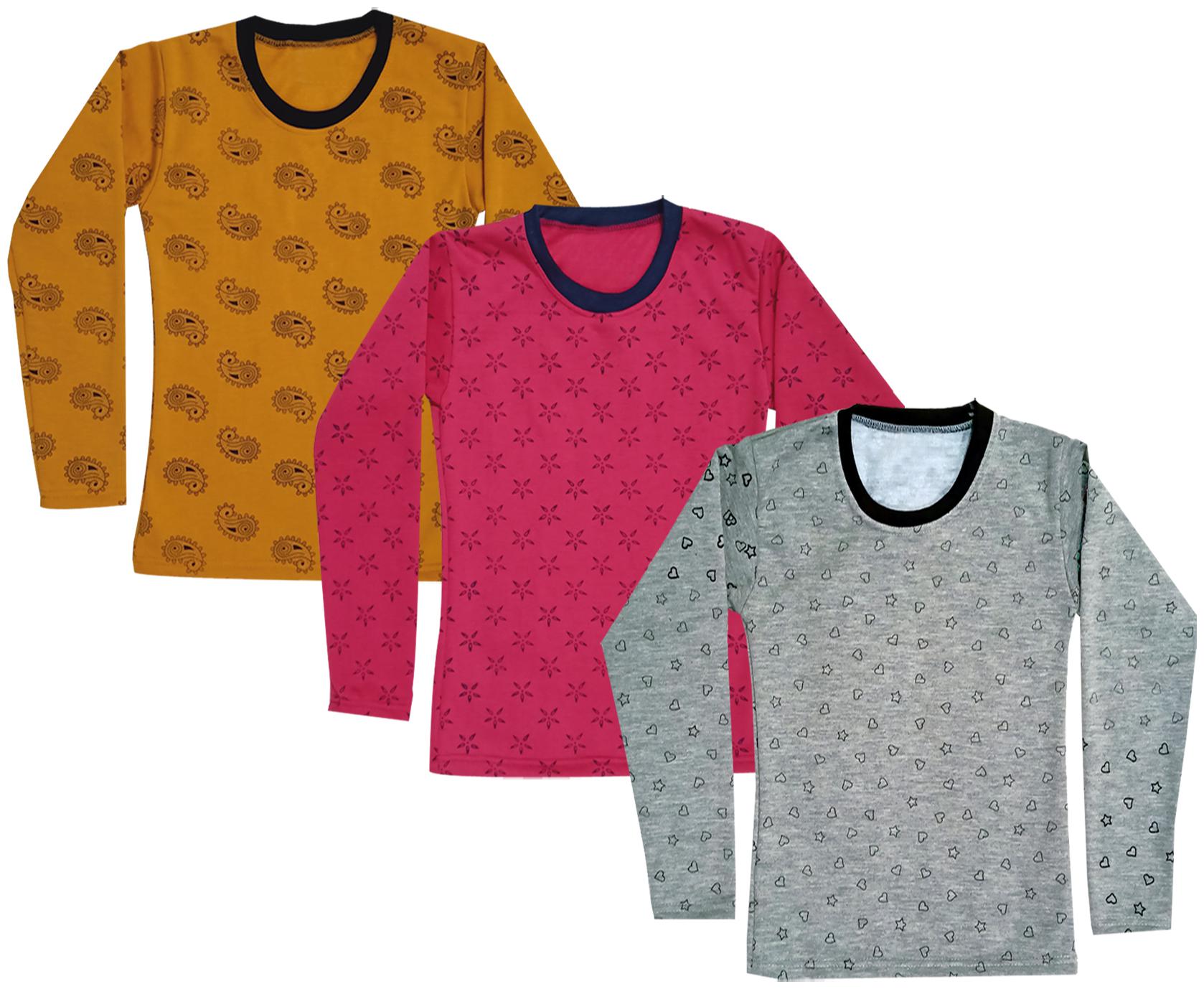 

Indiweaves Girl Wool Printed T shirt - Multi