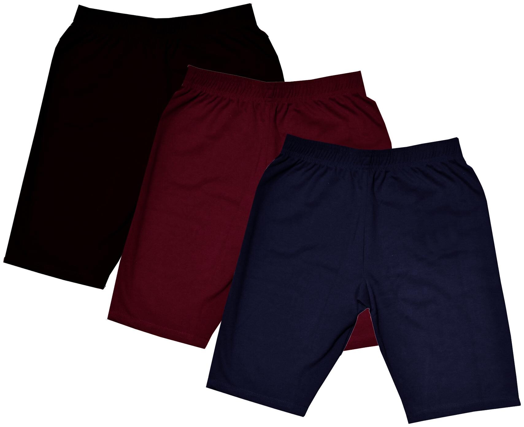 

Indiweaves Girl Cotton Solid Regular shorts - Blue