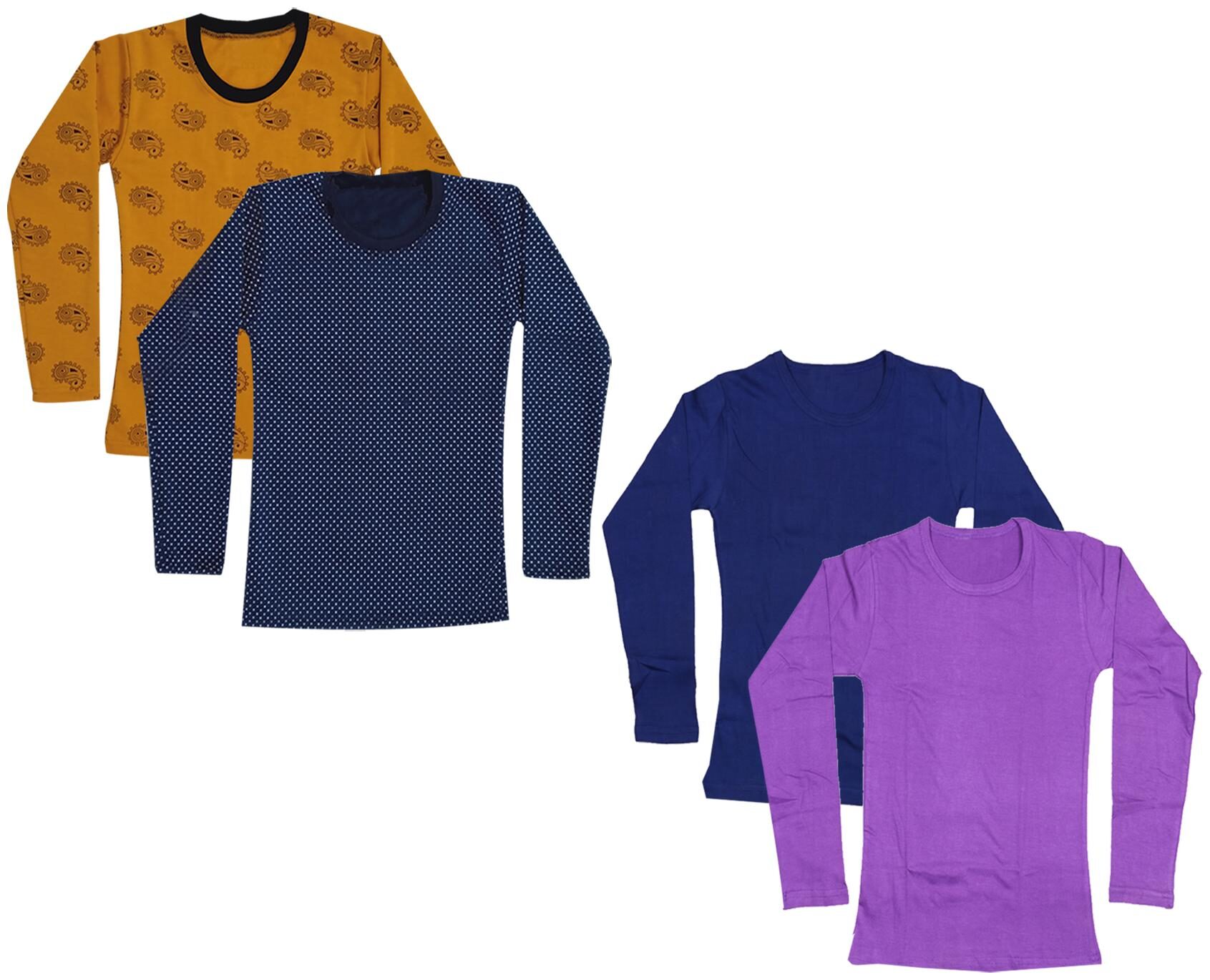 

Indiweaves Girl Cotton Printed T shirt - Multi