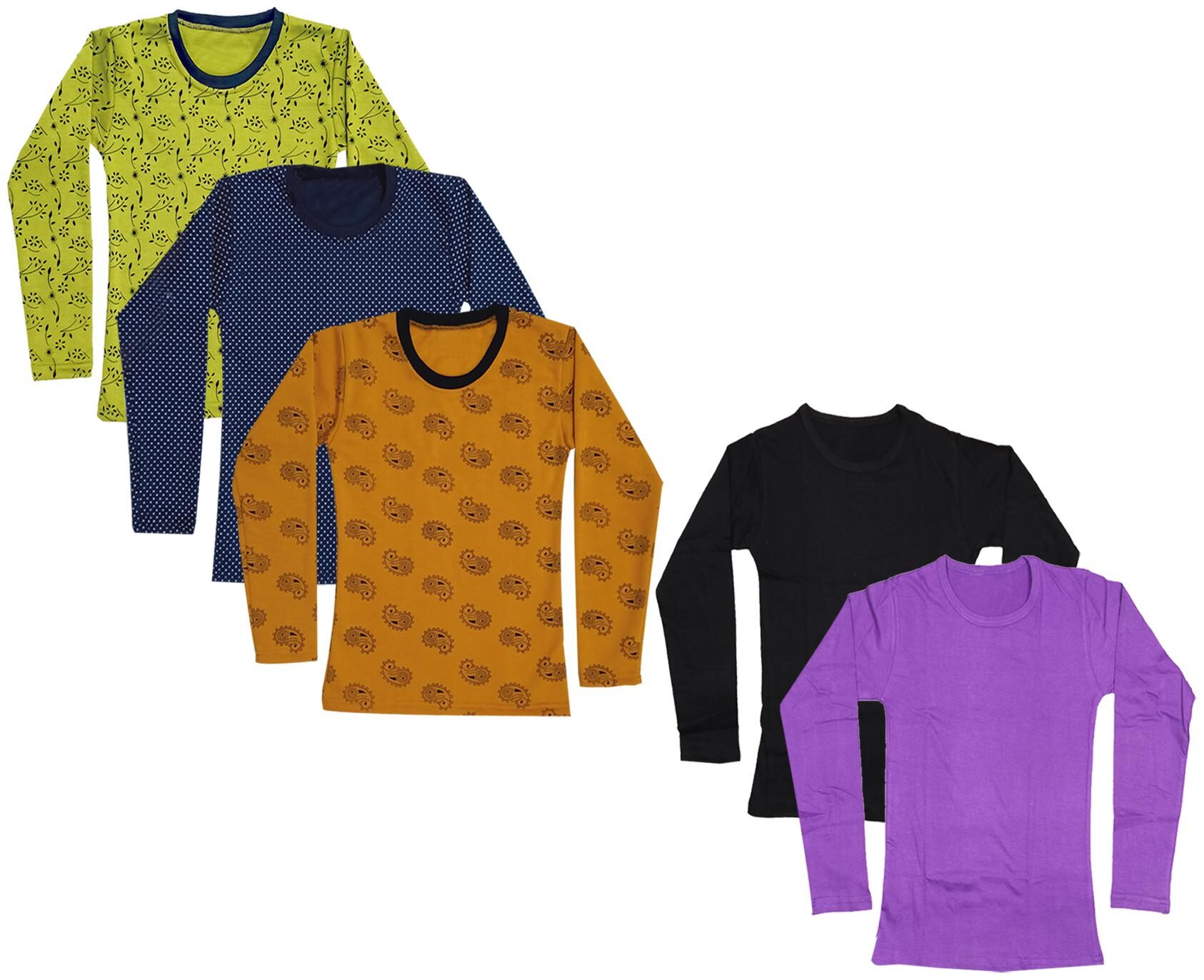 

Indiweaves Girl Cotton Printed T shirt - Multi