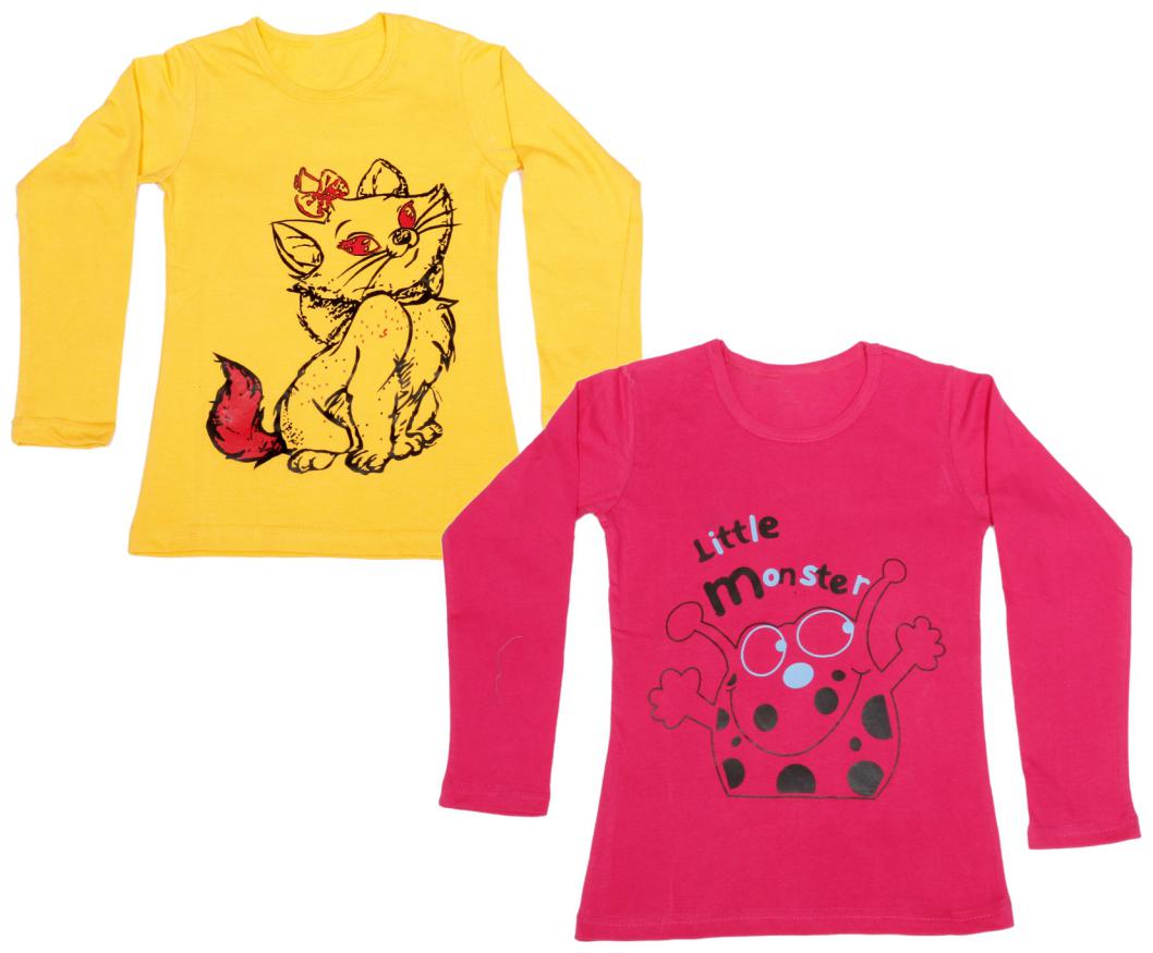 

Indiweaves Girl Cotton Solid Top - Yellow