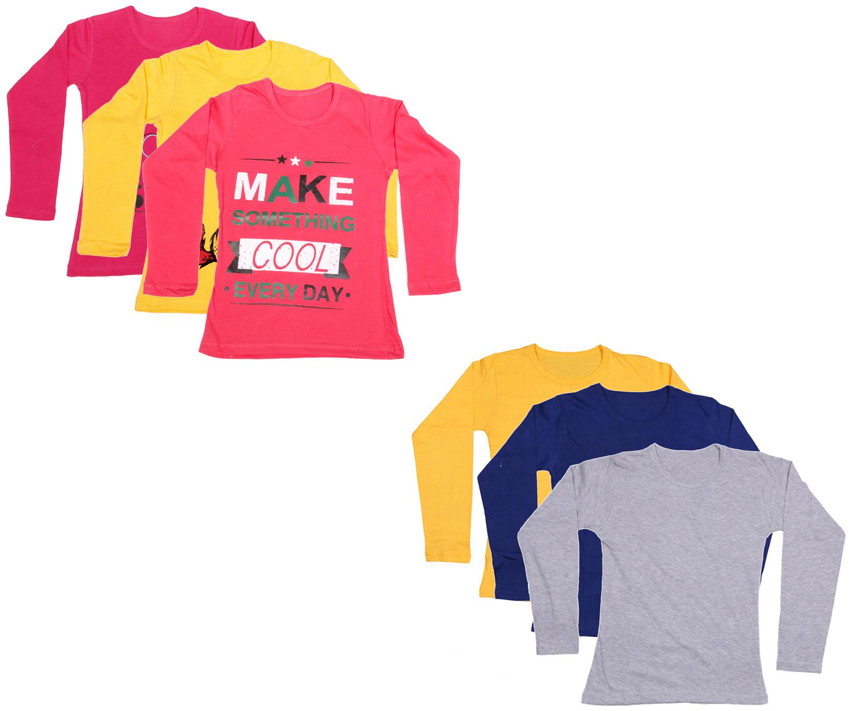 

Indiweaves Girl Cotton Printed T shirt - Multi