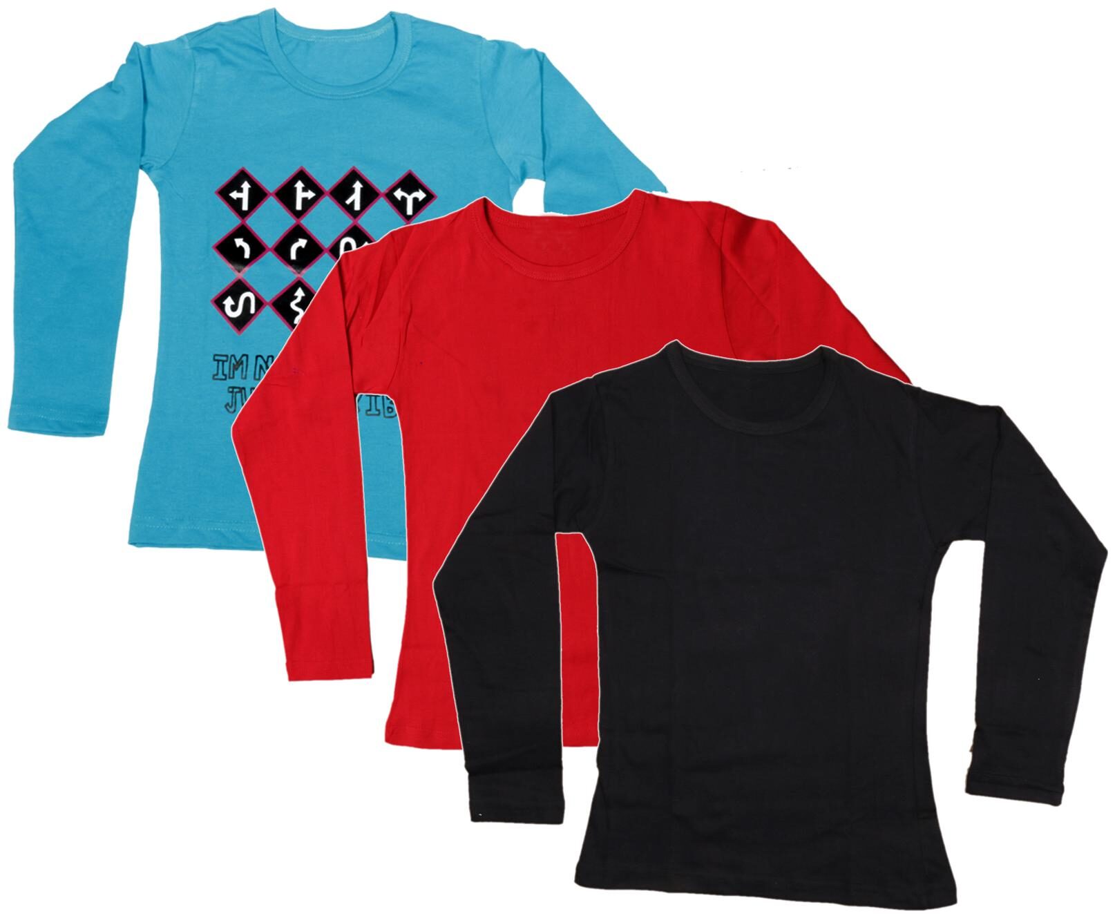 

Indiweaves Girl Cotton Printed T shirt - Multi