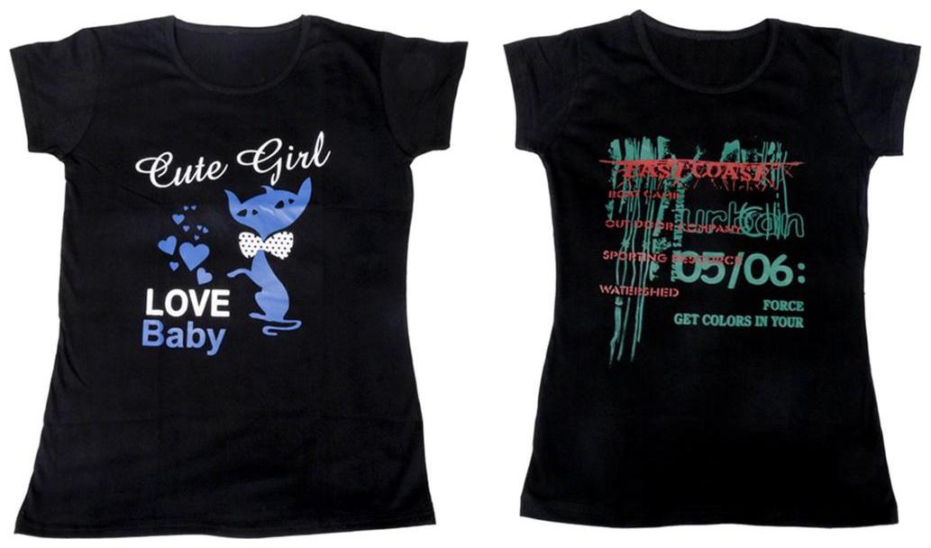 

Indiweaves Girl Cotton Solid T shirt - Multi