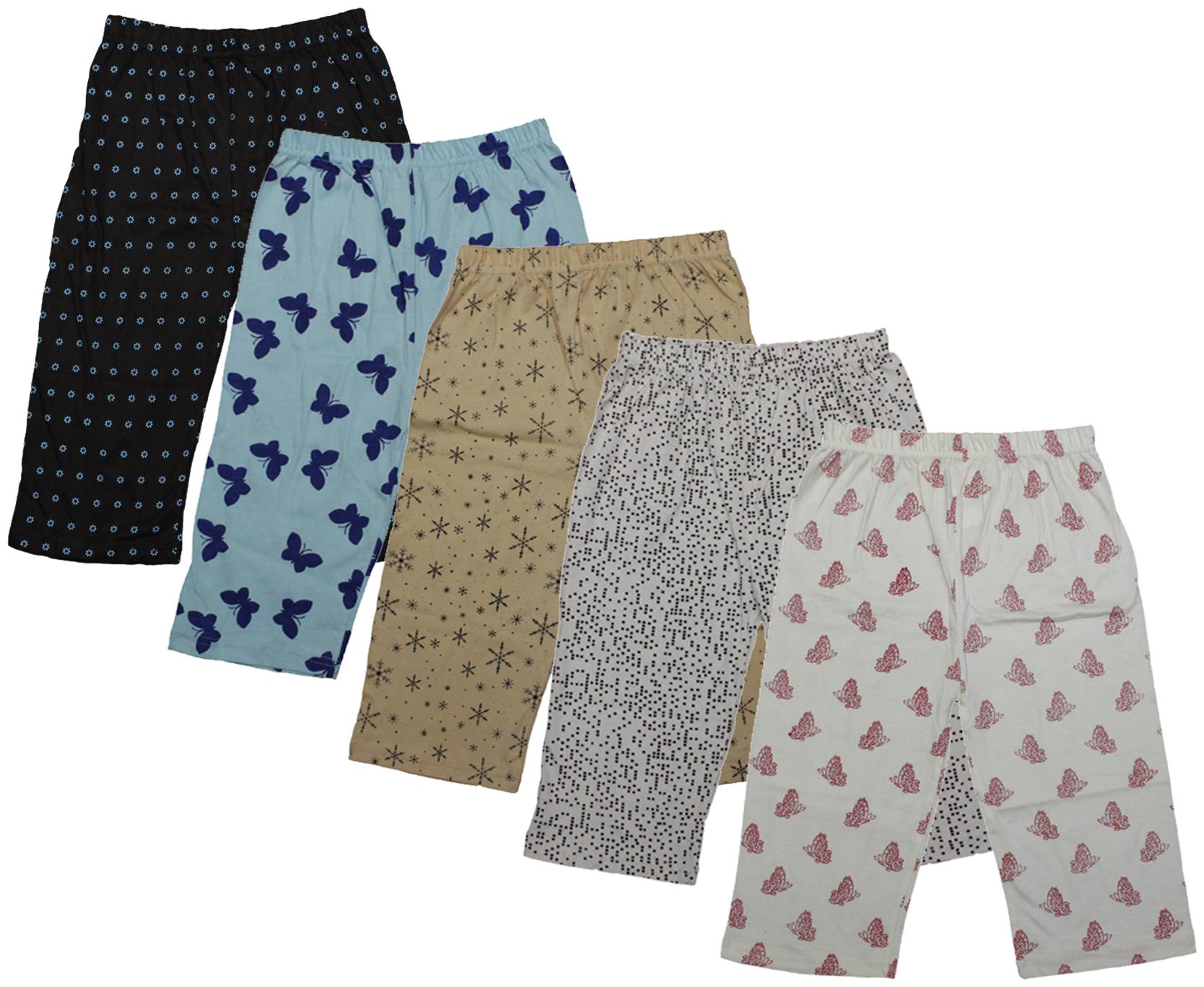 

Indiweaves Girl Cotton Printed Capri - Multi