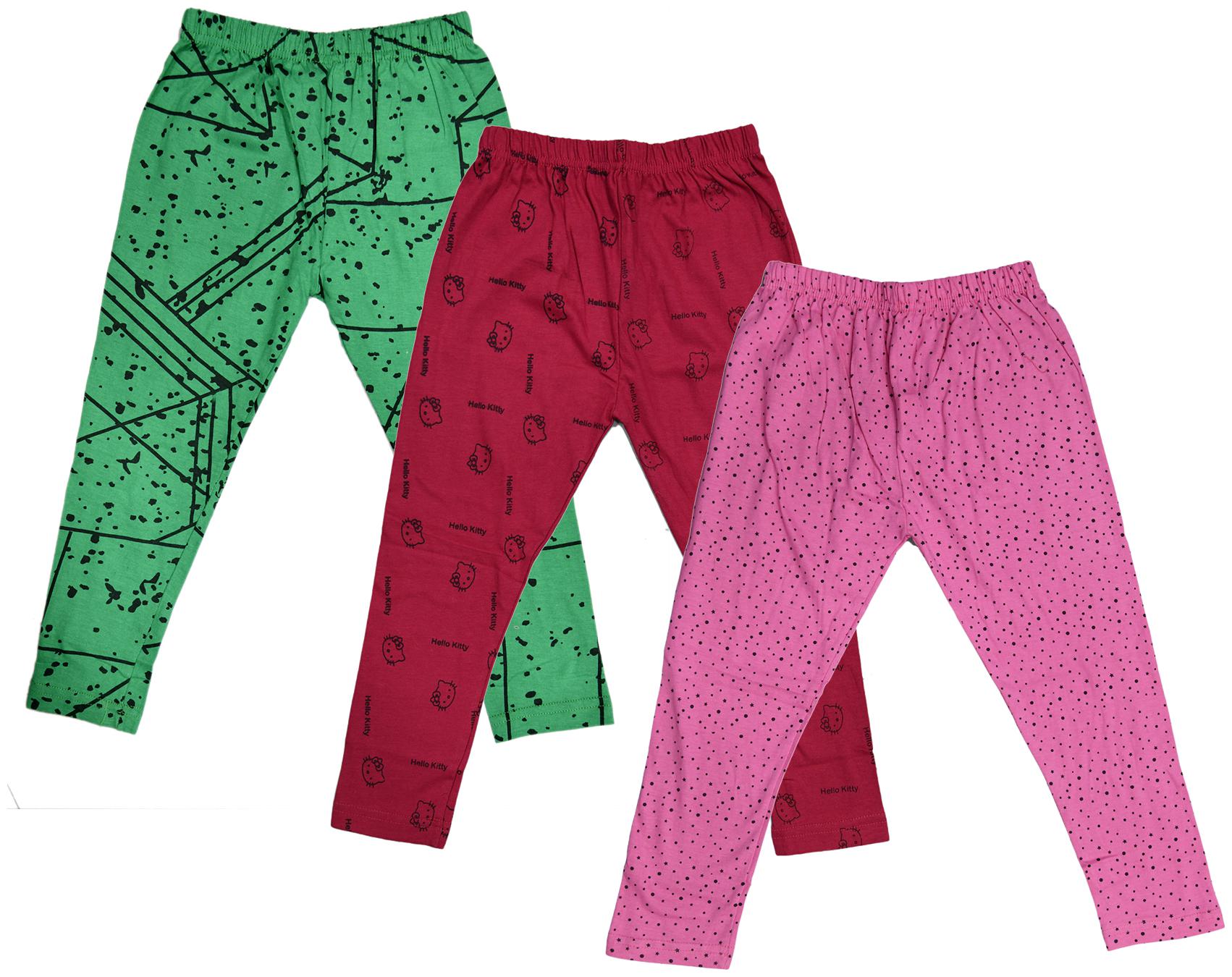 

Indiweaves Girl Cotton Printed Capri - Multi