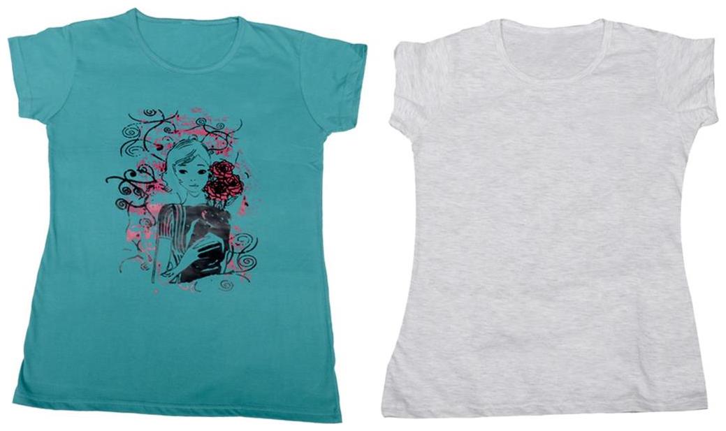 

Indiweaves Girl Cotton Solid T shirt - Multi