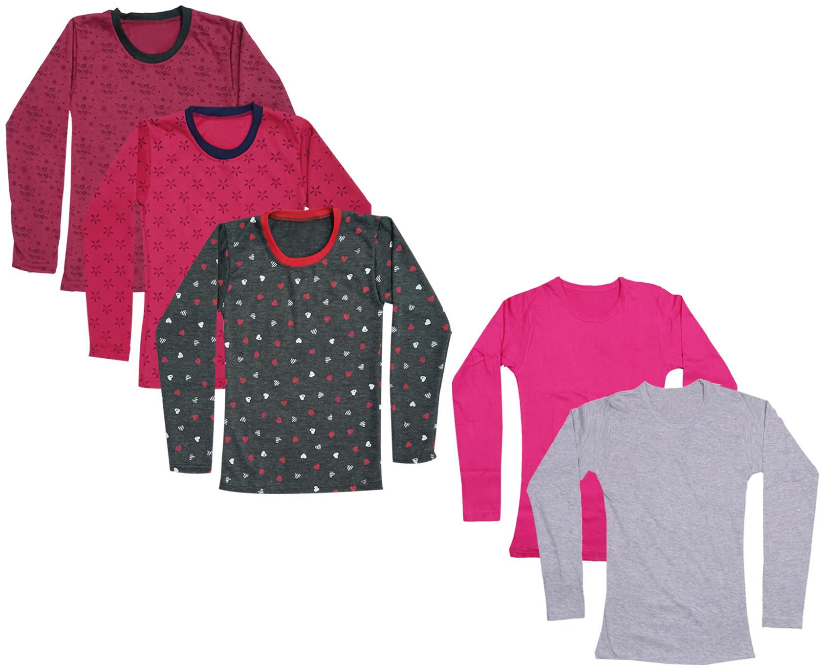

Indiweaves Girl Cotton Printed T shirt - Multi