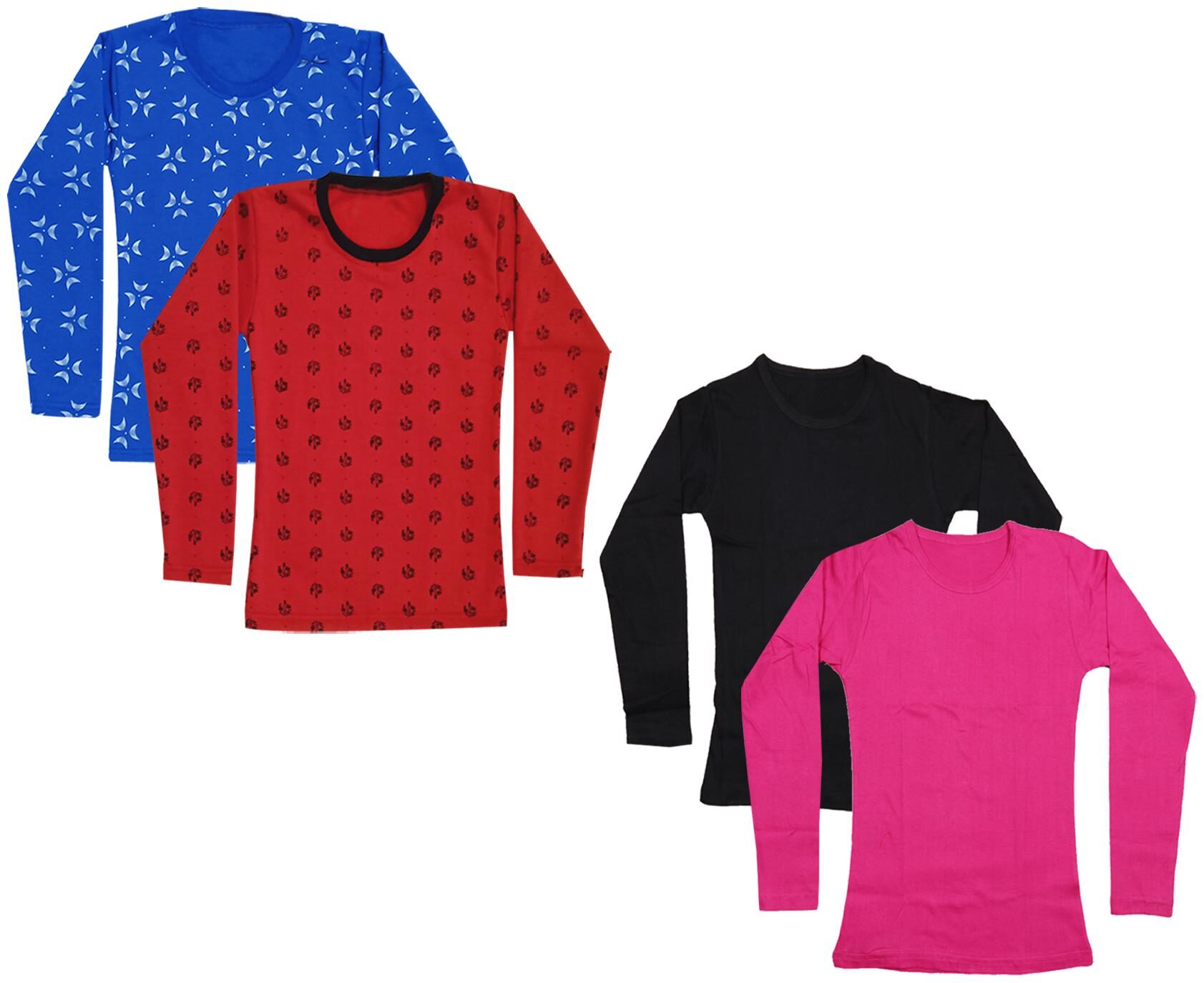 

Indiweaves Girl Cotton Printed T shirt - Multi