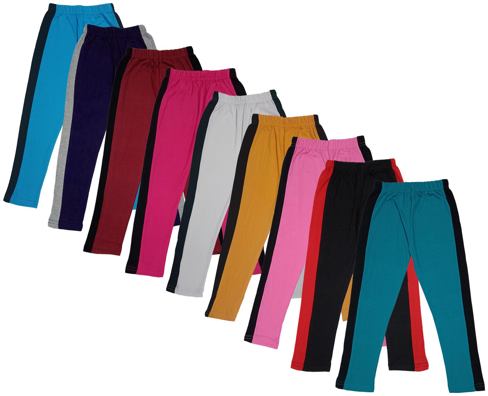 

Indiweaves Girl Cotton Solid Capri - Multi