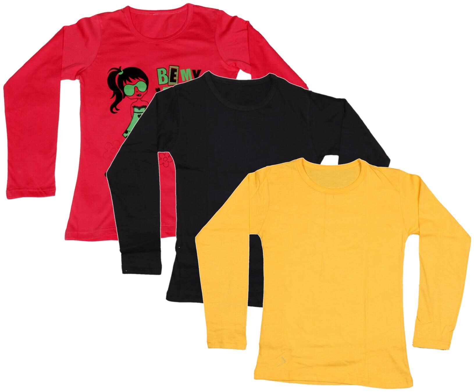 

Indiweaves Girl Cotton Printed T shirt - Multi