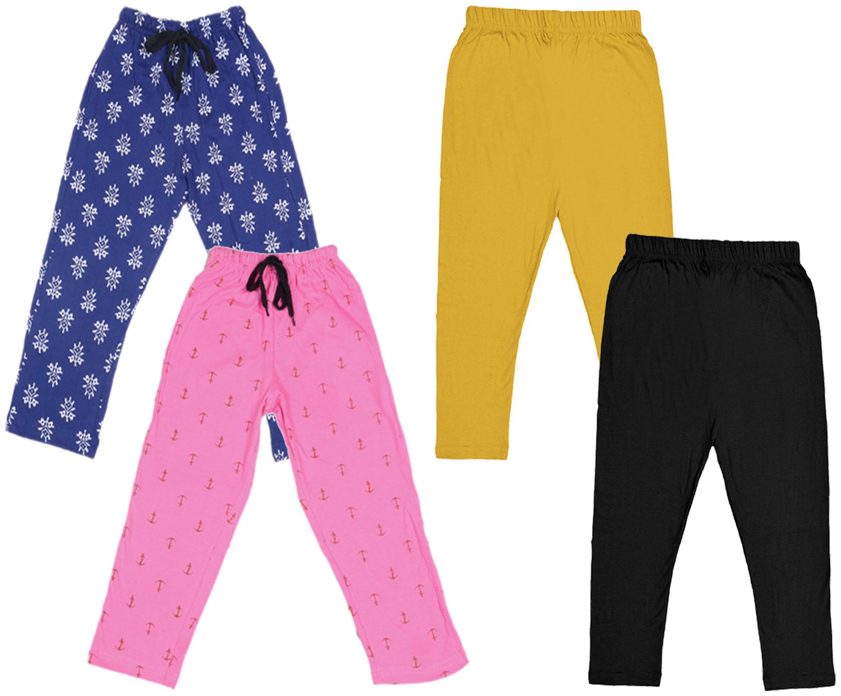 

Indiweaves Girl Cotton Solid Capri - Multi