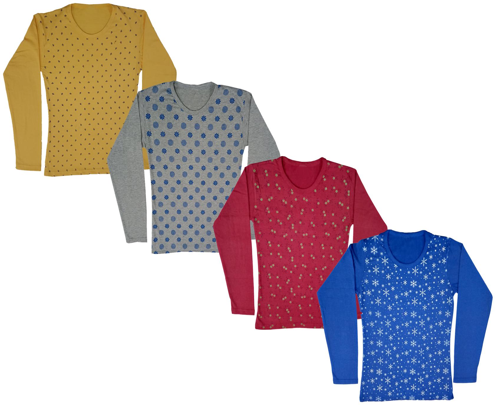 

Indiweaves Girl Cotton Printed T shirt - Multi