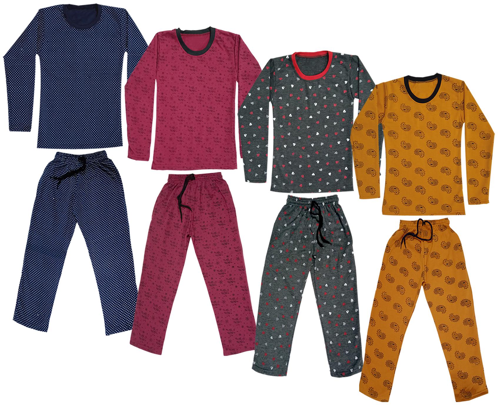 

Indiweaves Girl Wool Top Bottom Set - Multi