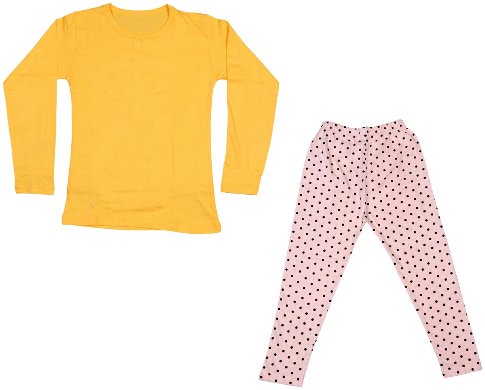 

Indiweaves Girl Cotton Solid T shirt - Multi