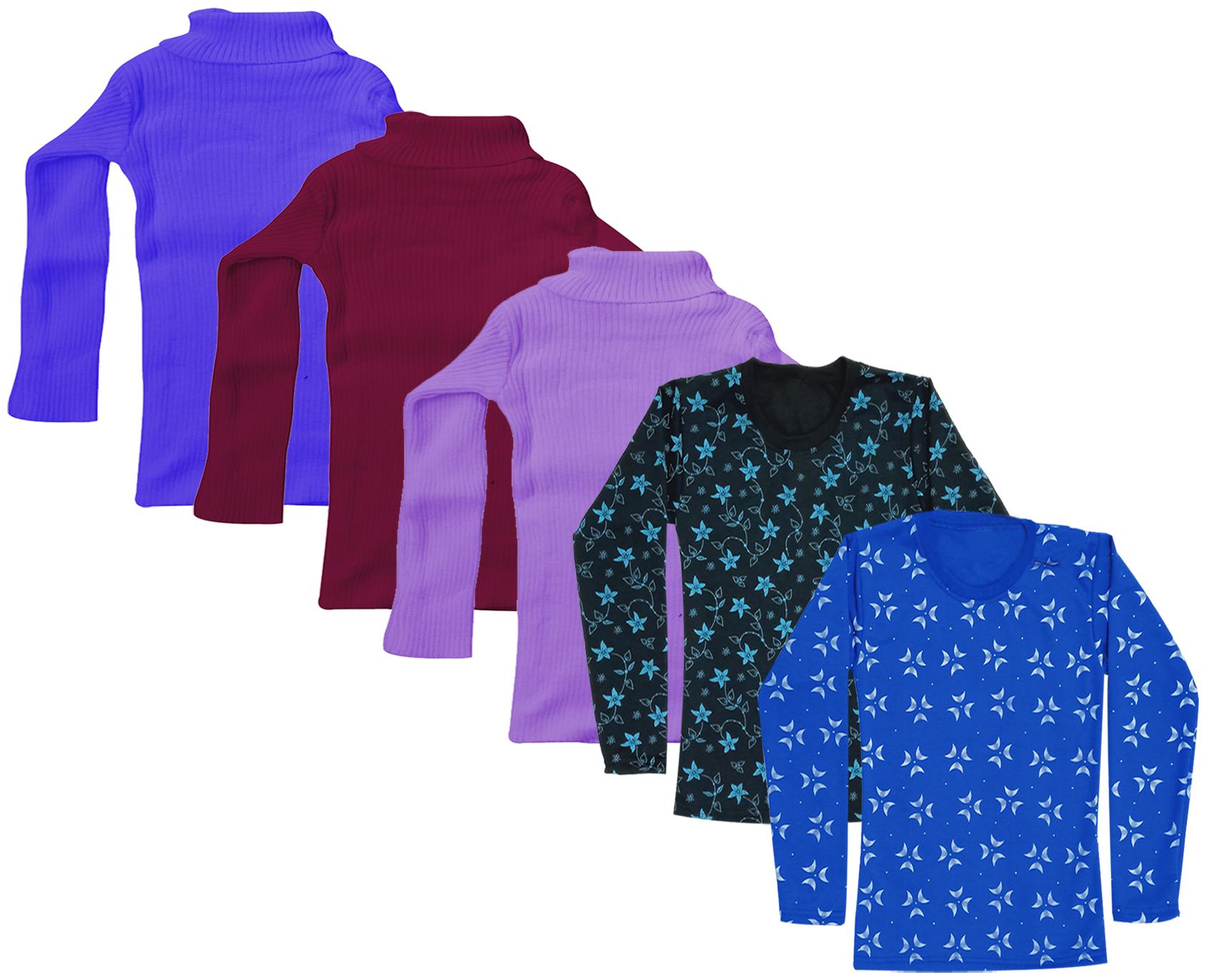 

Indiweaves Girl Wool Printed T shirt - Multi