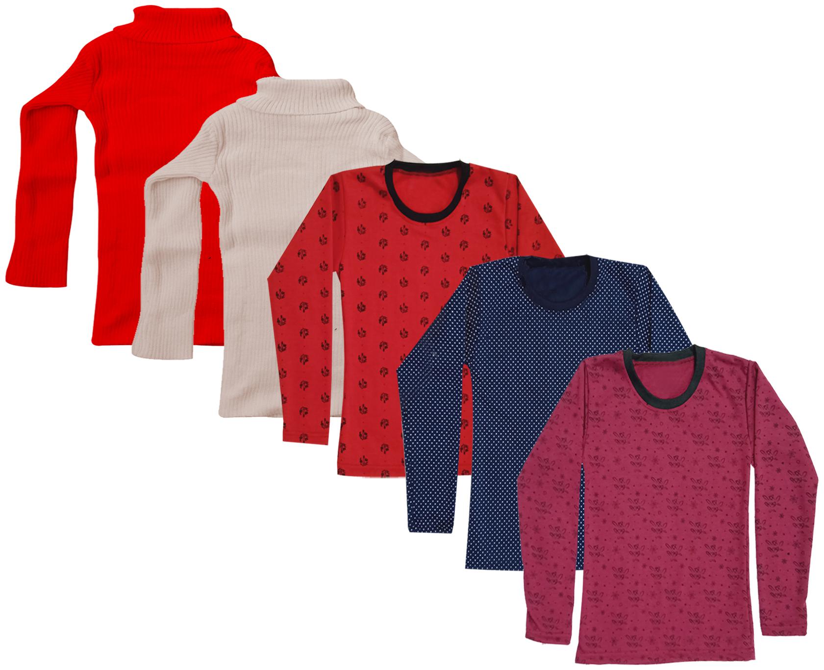 

Indiweaves Girl Wool Printed T shirt - Multi