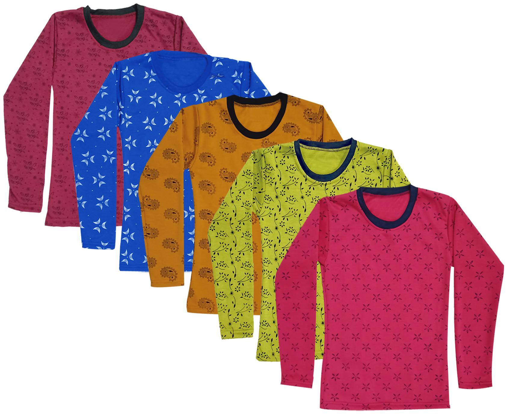 

Indiweaves Girl Wool Printed T shirt - Multi