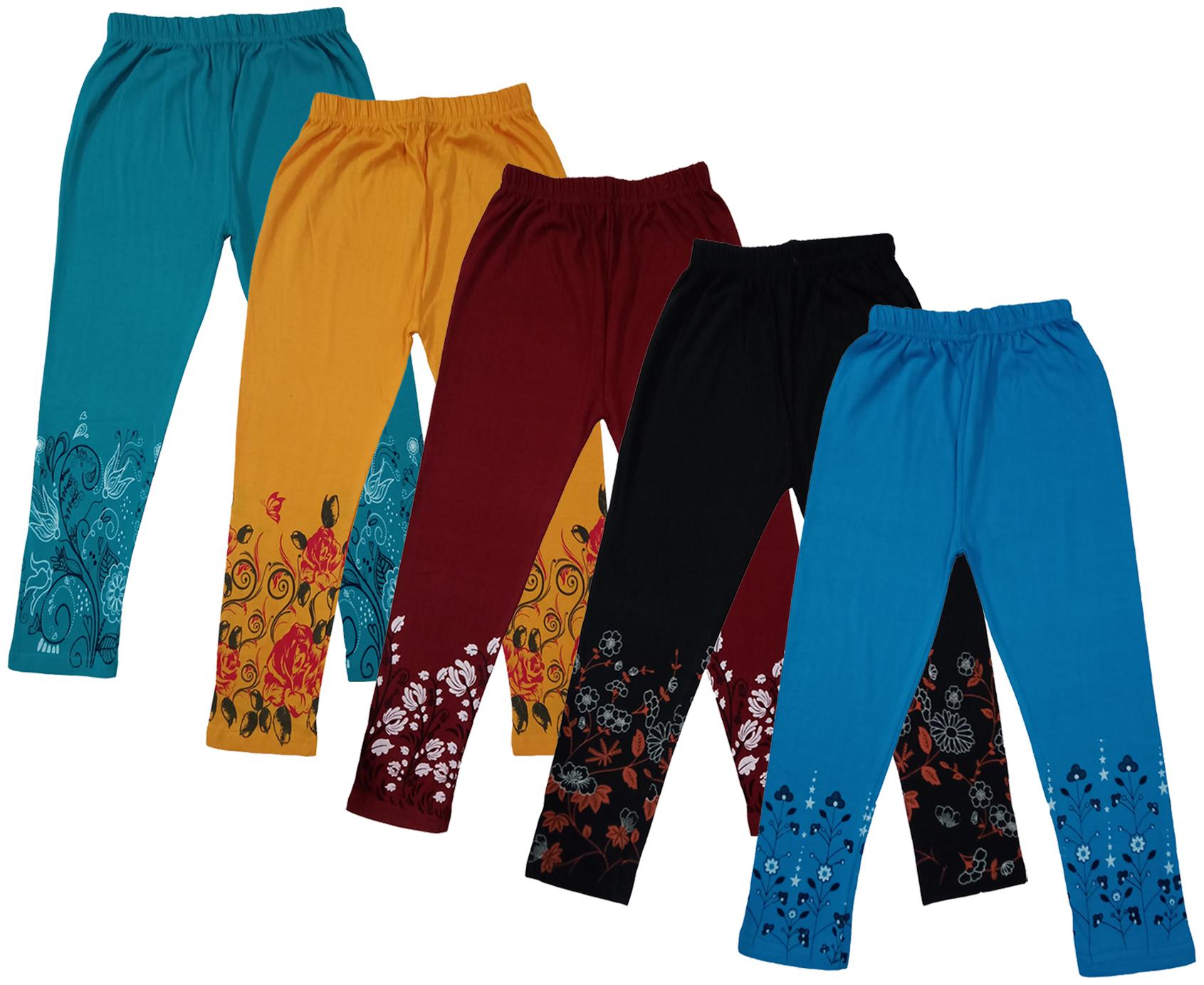 

Indiweaves Girl Cotton Printed Capri - Multi