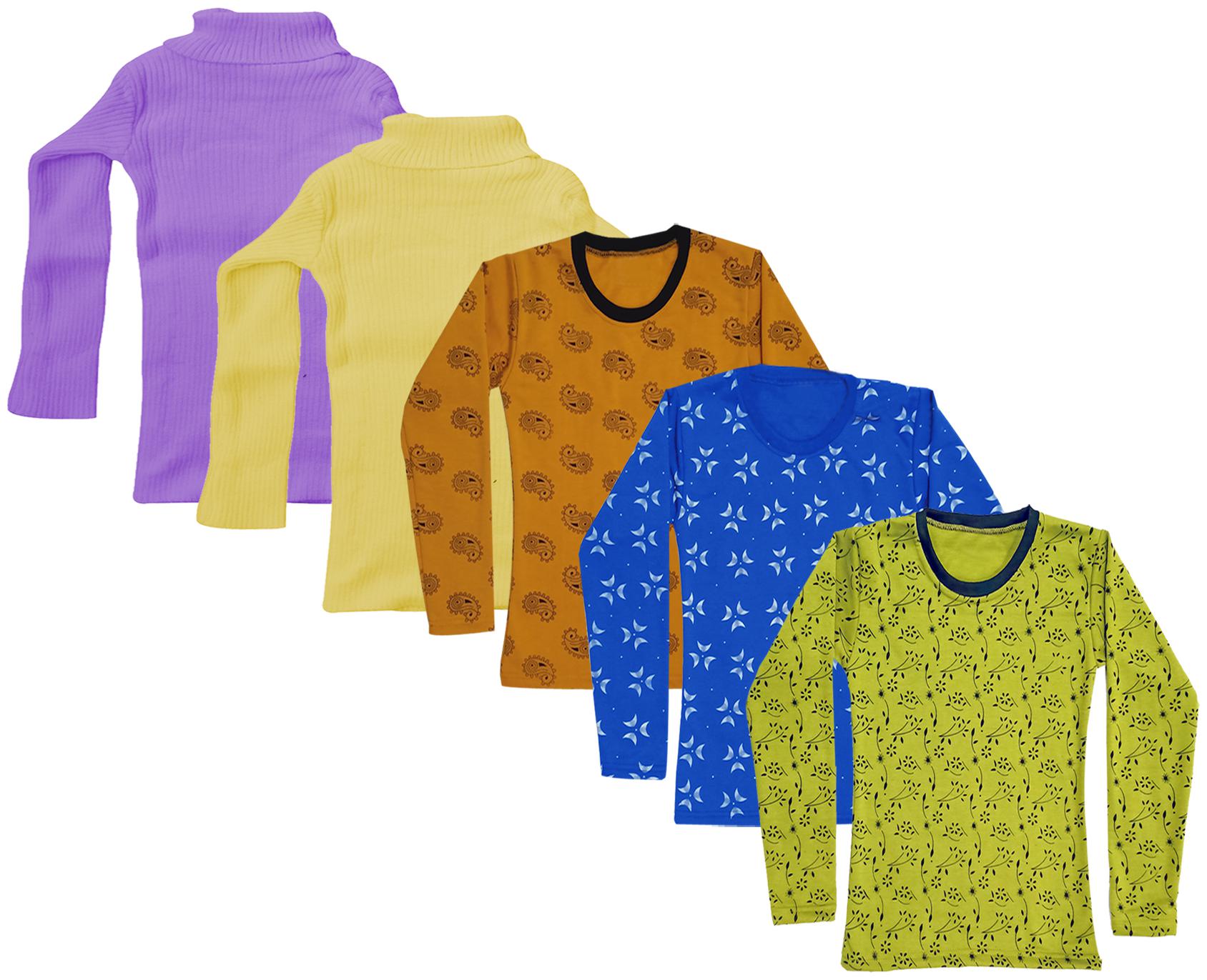 

Indiweaves Girl Wool Printed T shirt - Multi