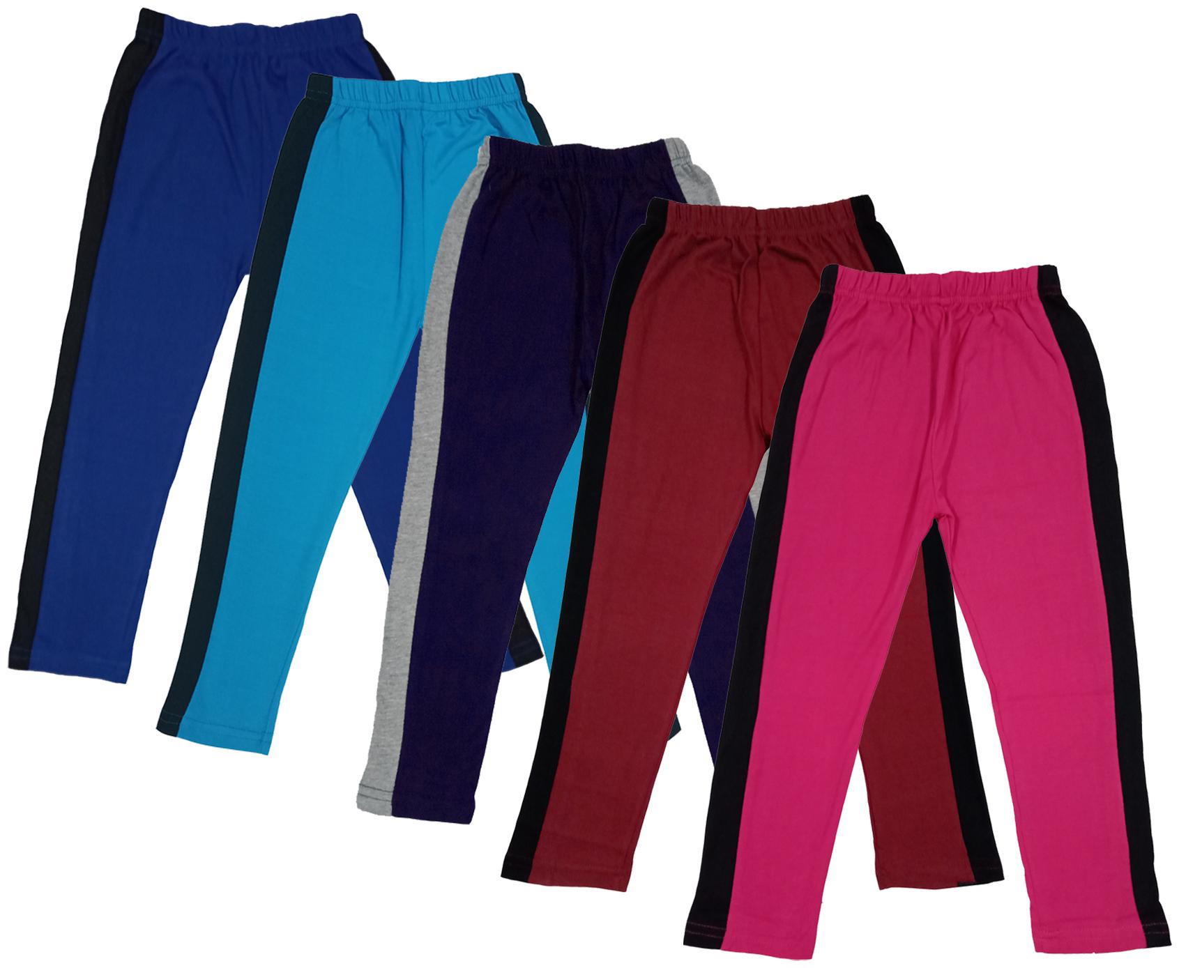 

Indiweaves Girl Cotton Solid Capri - Multi