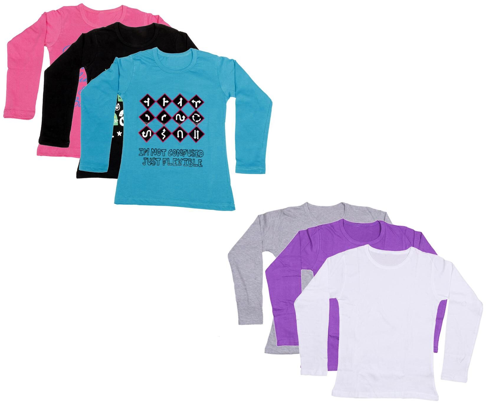 

Indiweaves Girl Cotton Printed T shirt - Multi