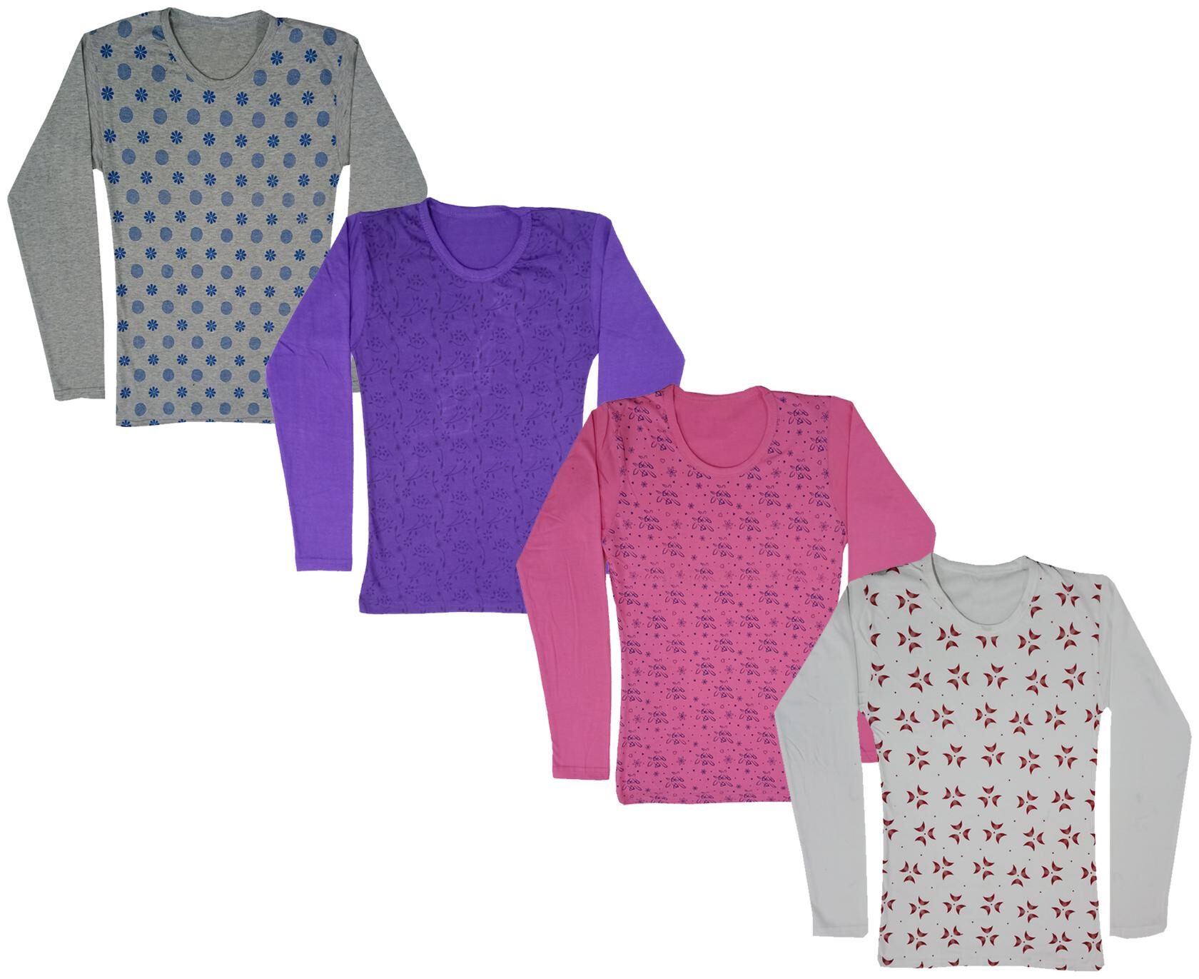

Indiweaves Girl Cotton Printed T shirt - Multi