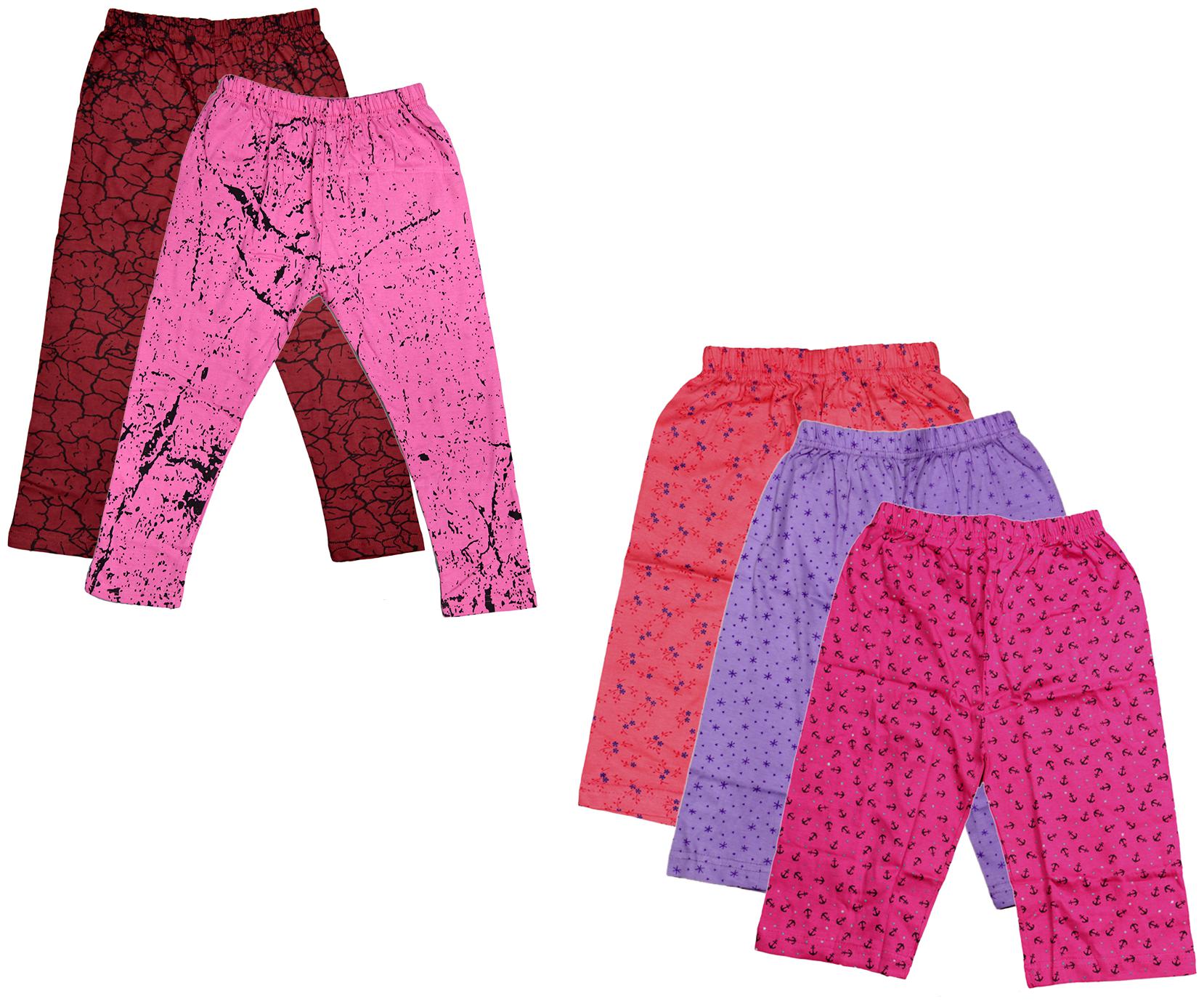 

Indiweaves Girl Cotton Printed Capri - Multi