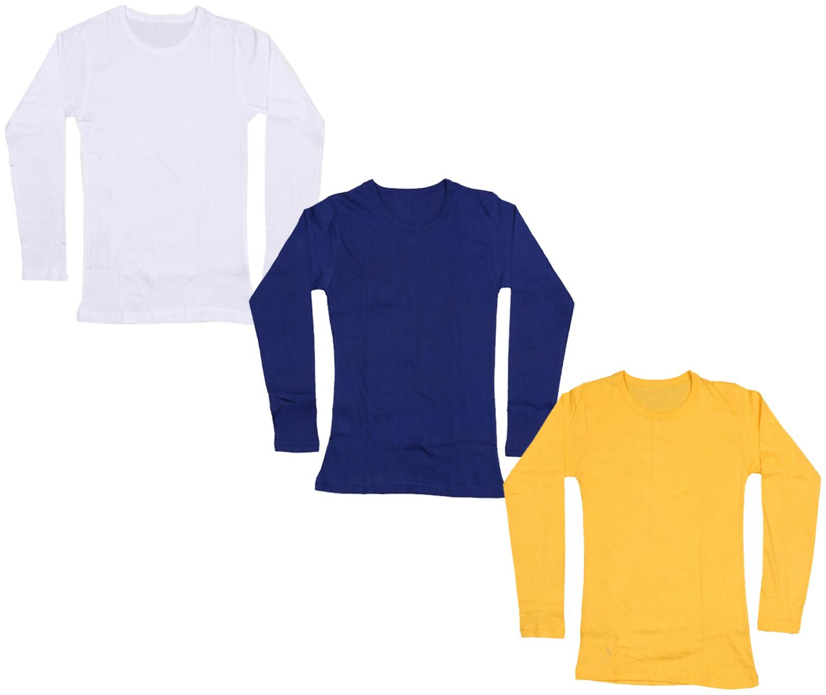 

Indiweaves Girl Cotton Solid T shirt - Multi
