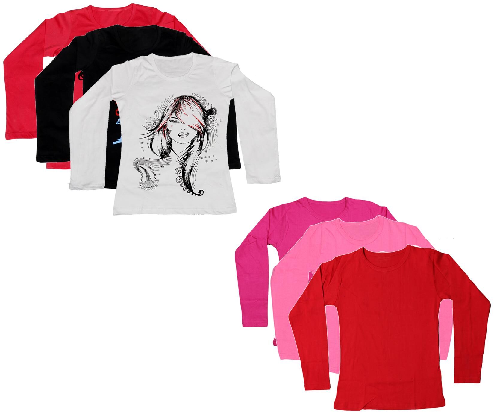 

Indiweaves Girl Cotton Printed T shirt - Multi